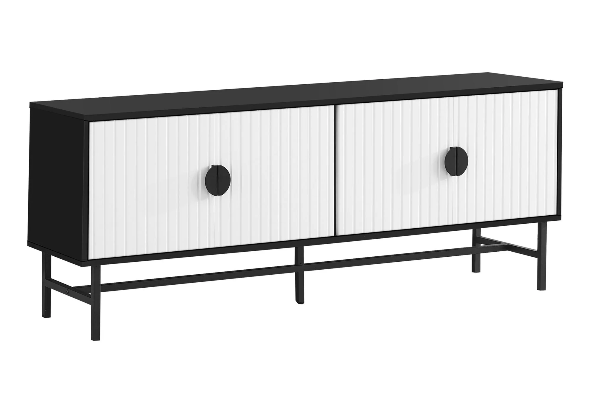 TV Stand, Console, Media Entertainment Center, Storage Cabinet, And Contemporary & Modern - Image 8