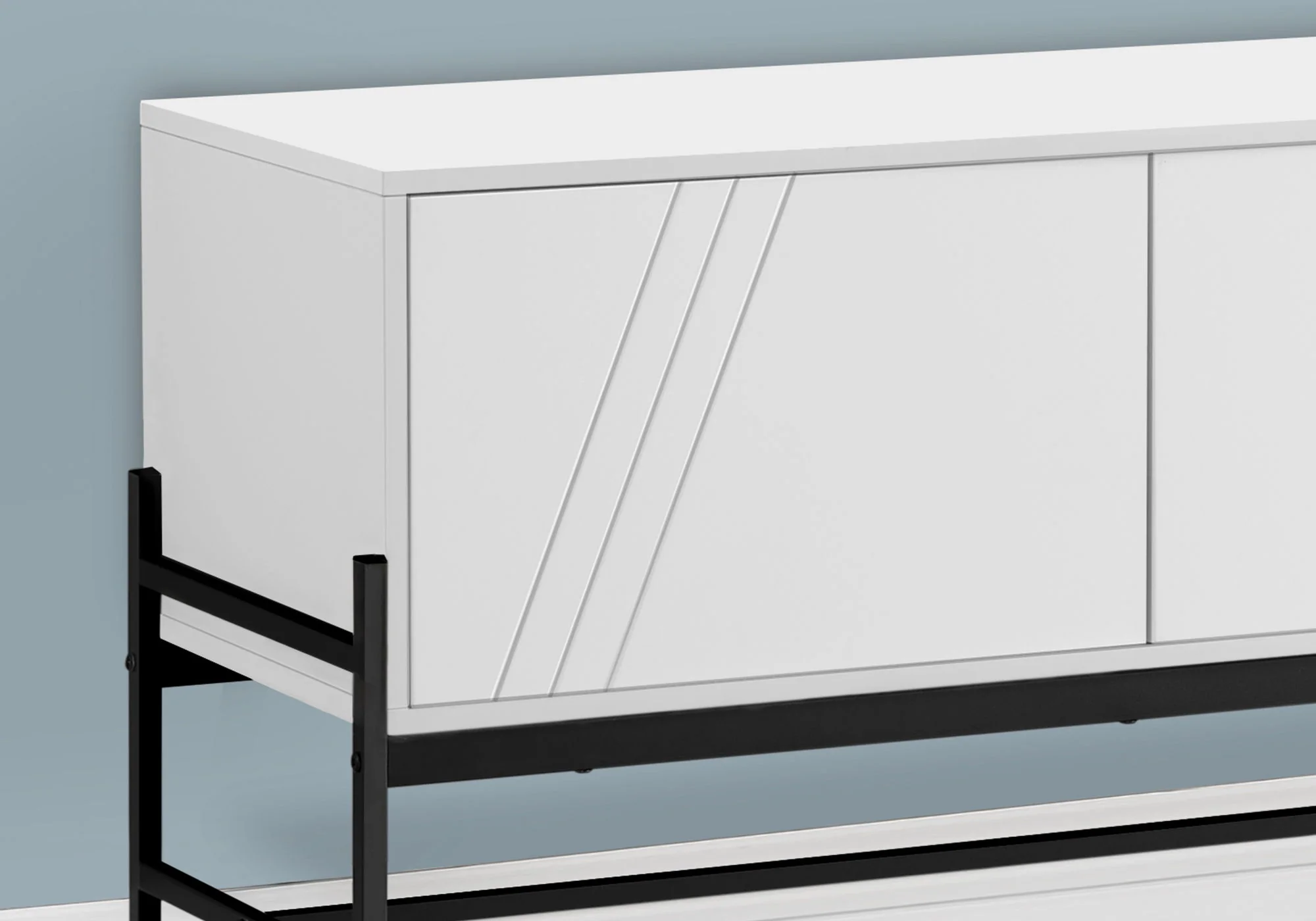TV Stand, Console, Media Entertainment Center, Storage Cabinet, Contemporary And Modern - Image 4