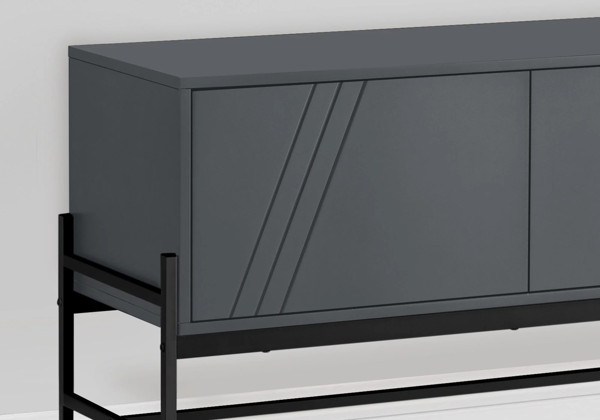 TV Stand, Console, Media Entertainment Center, Storage Cabinet, Contemporary And Modern - Image 9