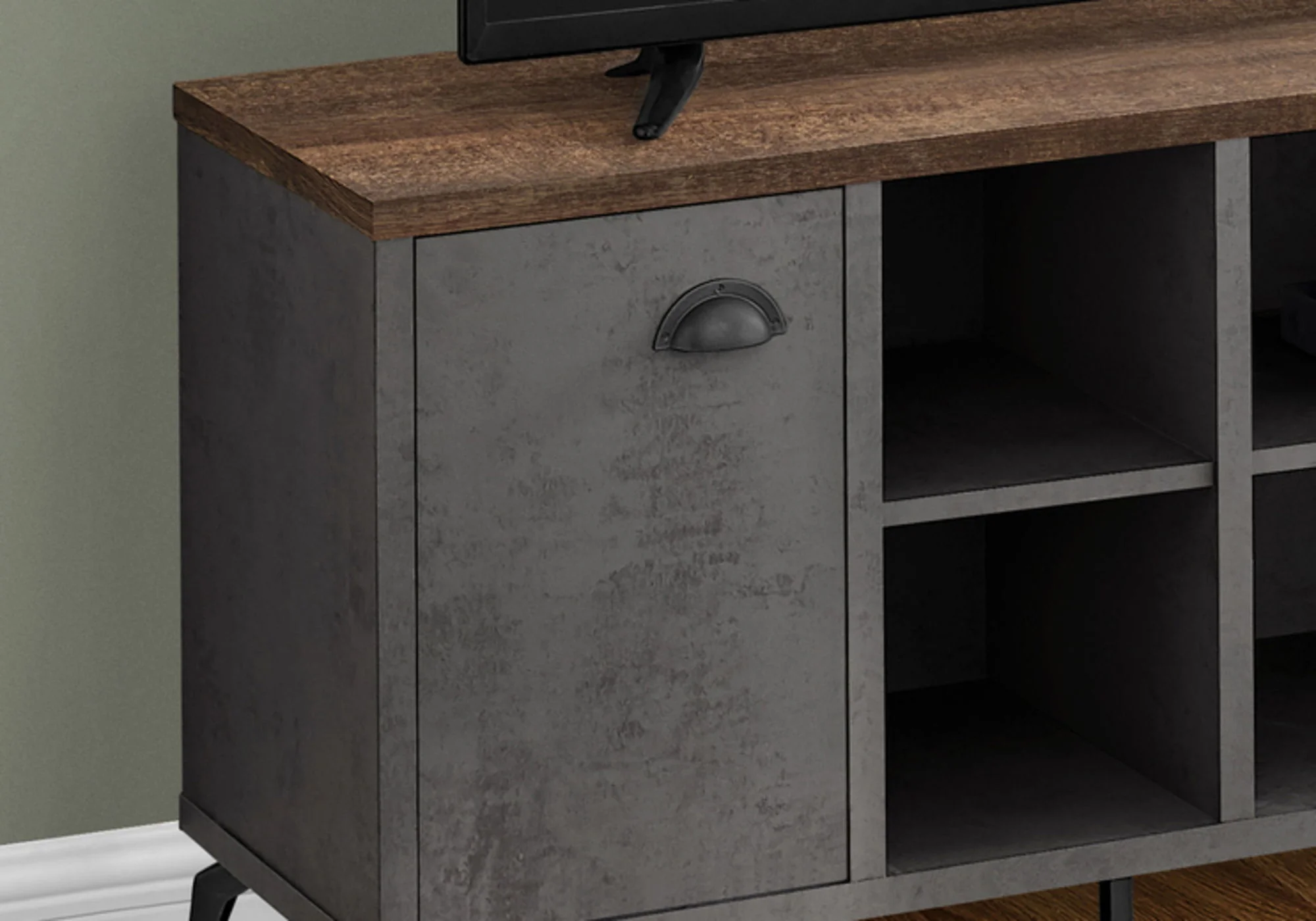 TV Stand, Console, Media Entertainment Center, Storage Cabinet, Contemporary & Modern - Image 9