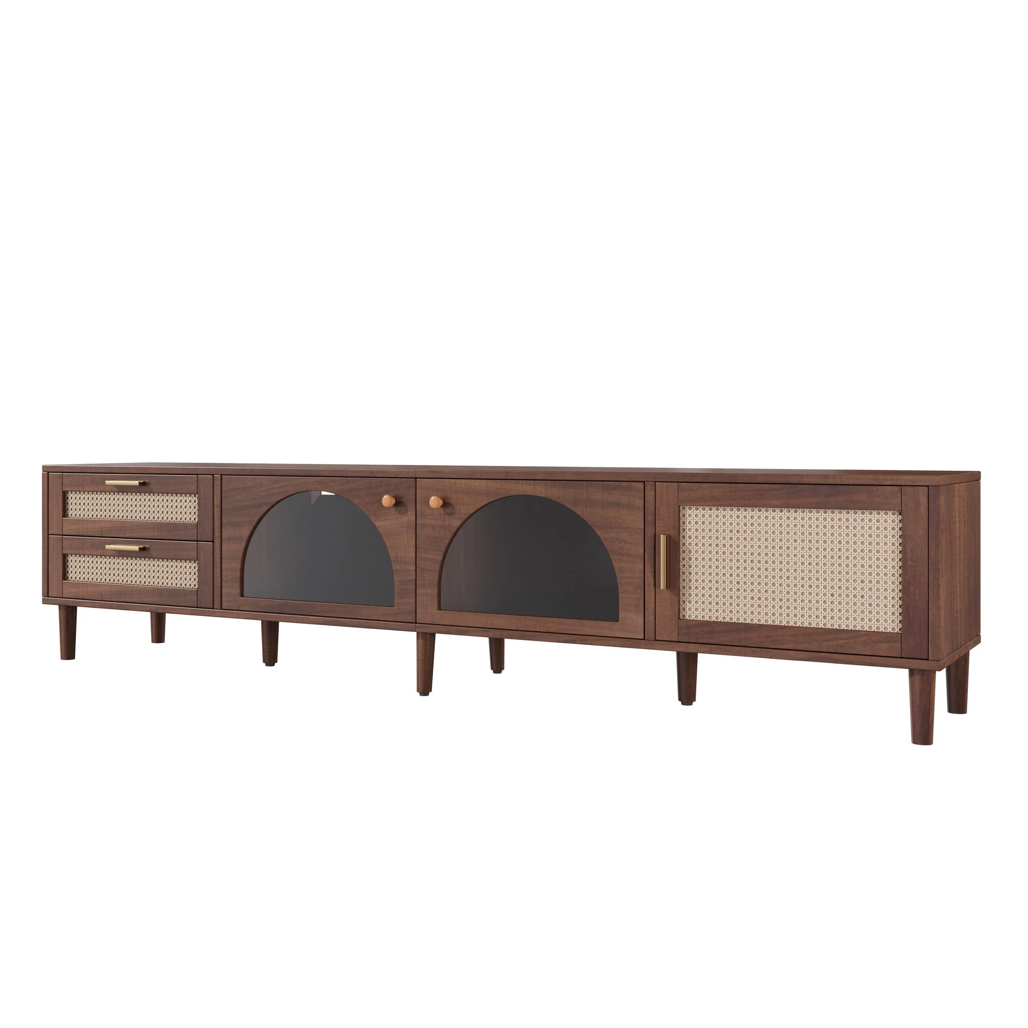 TV Stand With App-Controlled LED Lights, 2 Drawers & Door Storage - Image 23