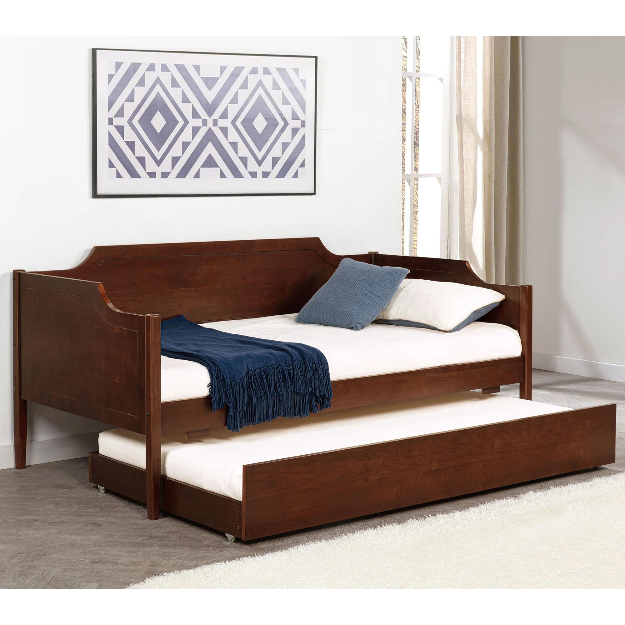 Twin Daybed With Trundle - Cherry - Image 4