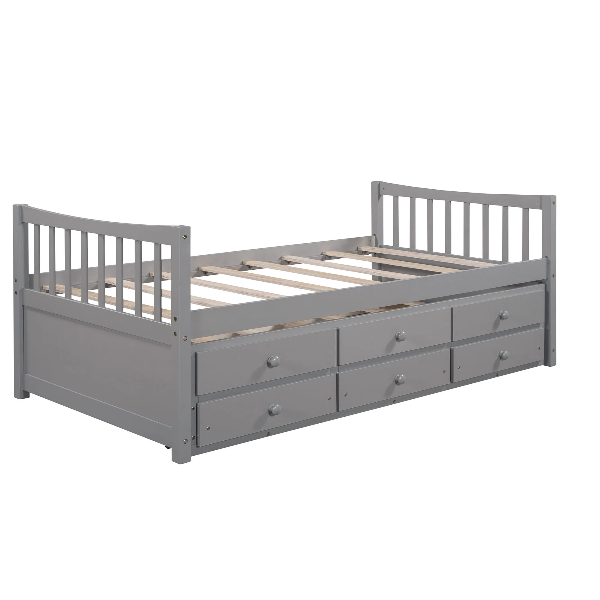 Twin Size Daybed With Trundle And Drawers - Image 17