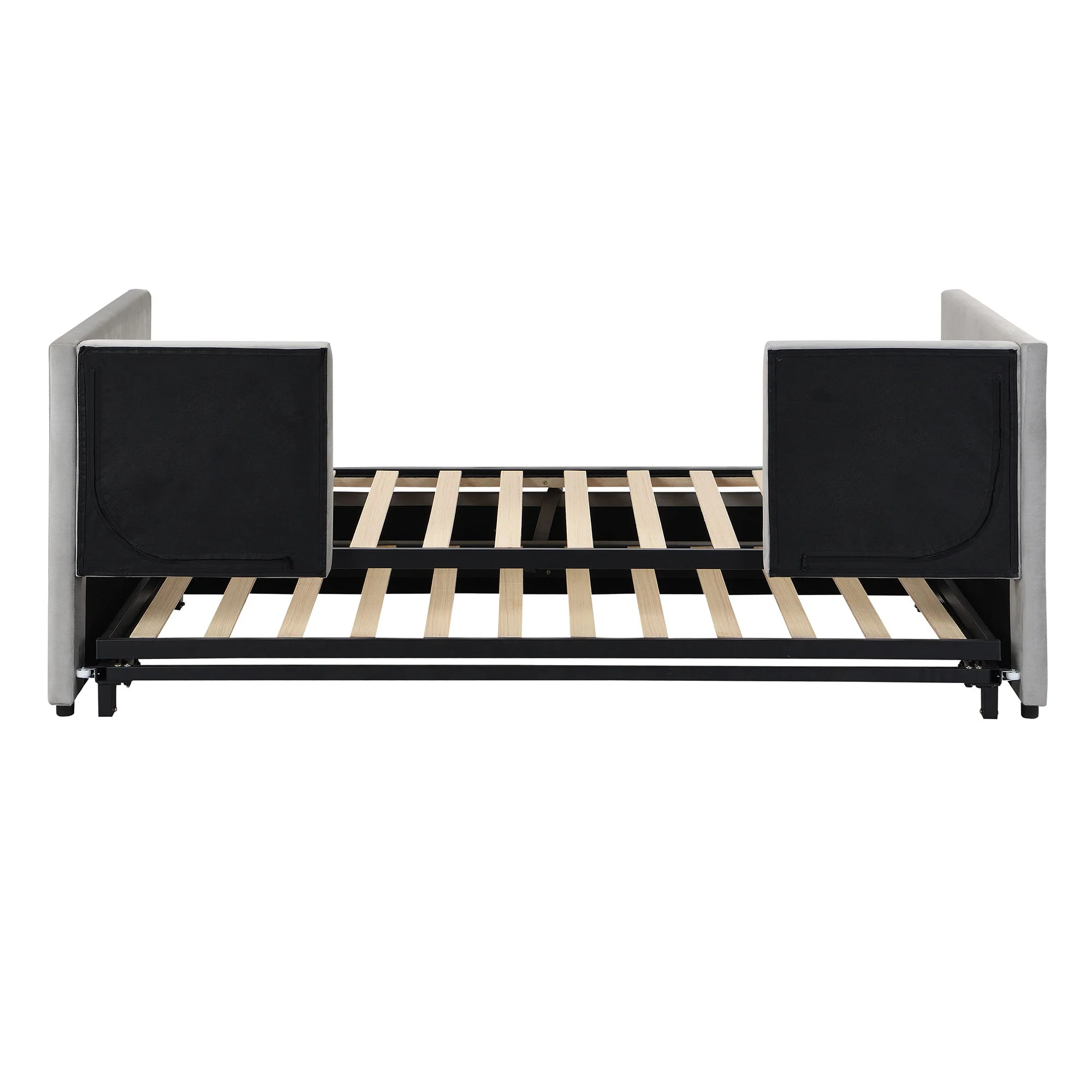 Twin Size Upholstered Daybed With Pop Up Trundle - Image 8