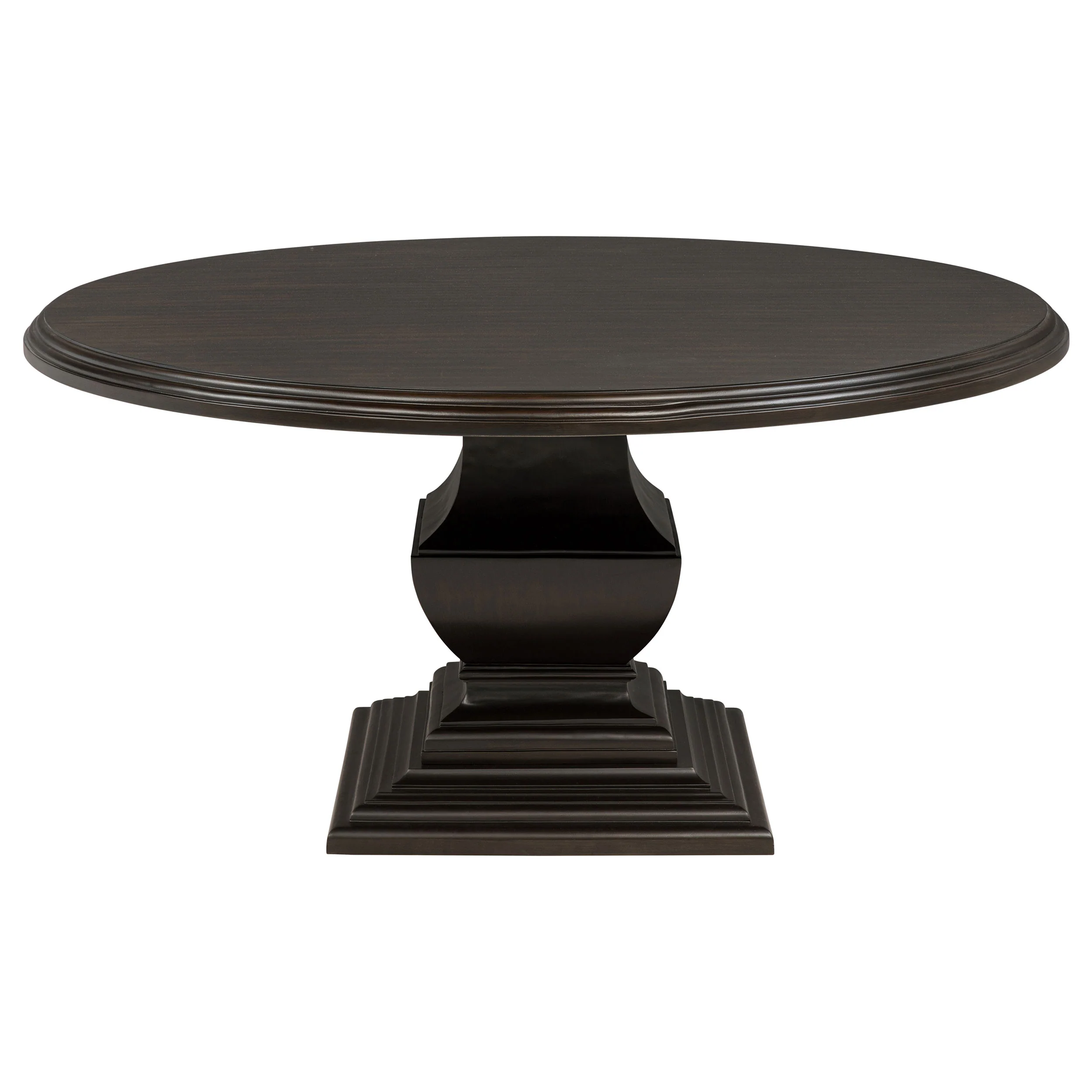 Twyla 5-Piece Round Wood Dining Set, Dark Cocoa - Image 5