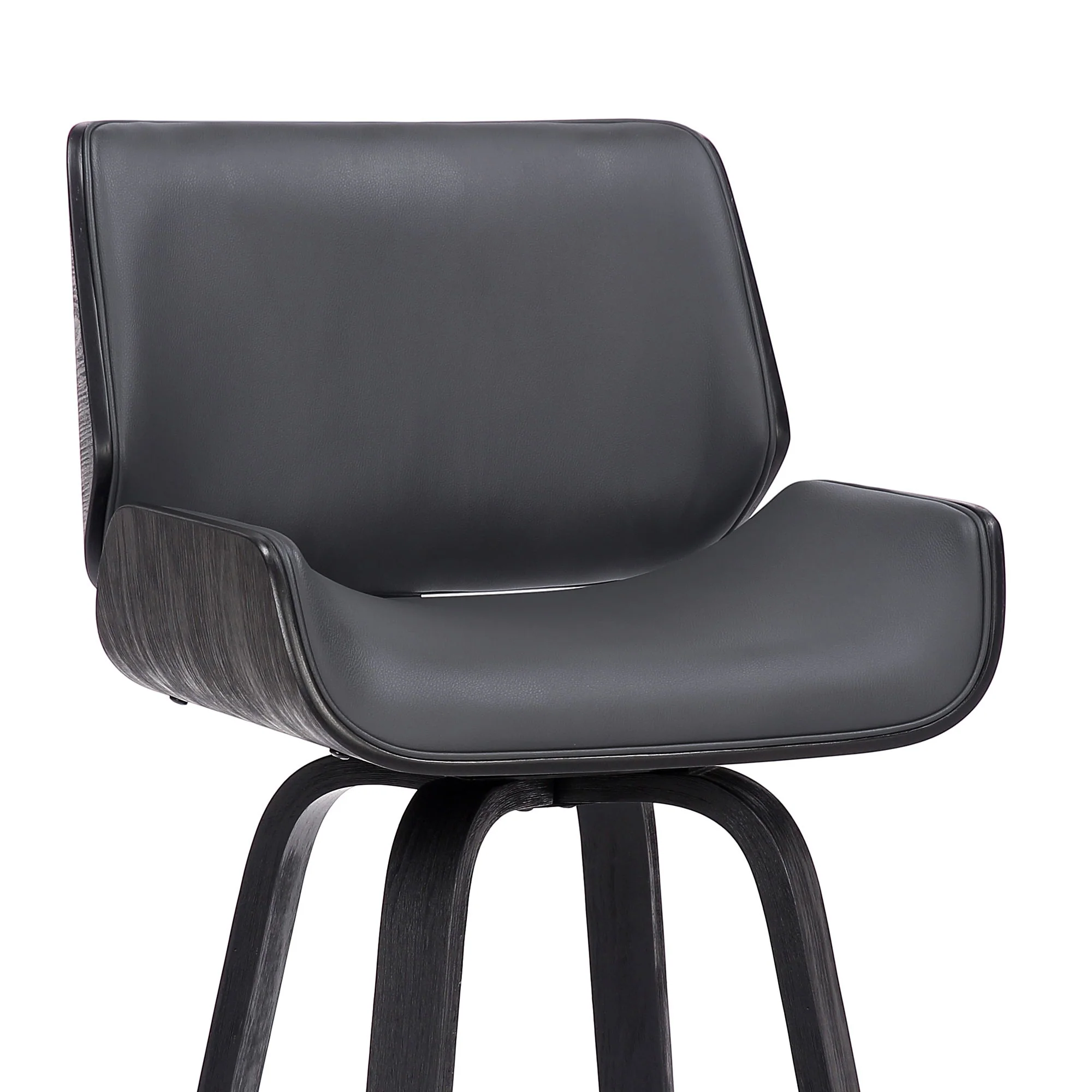 Tyler - 26" Counter Height Swivel Bar Stool With Black Frame - Image 14