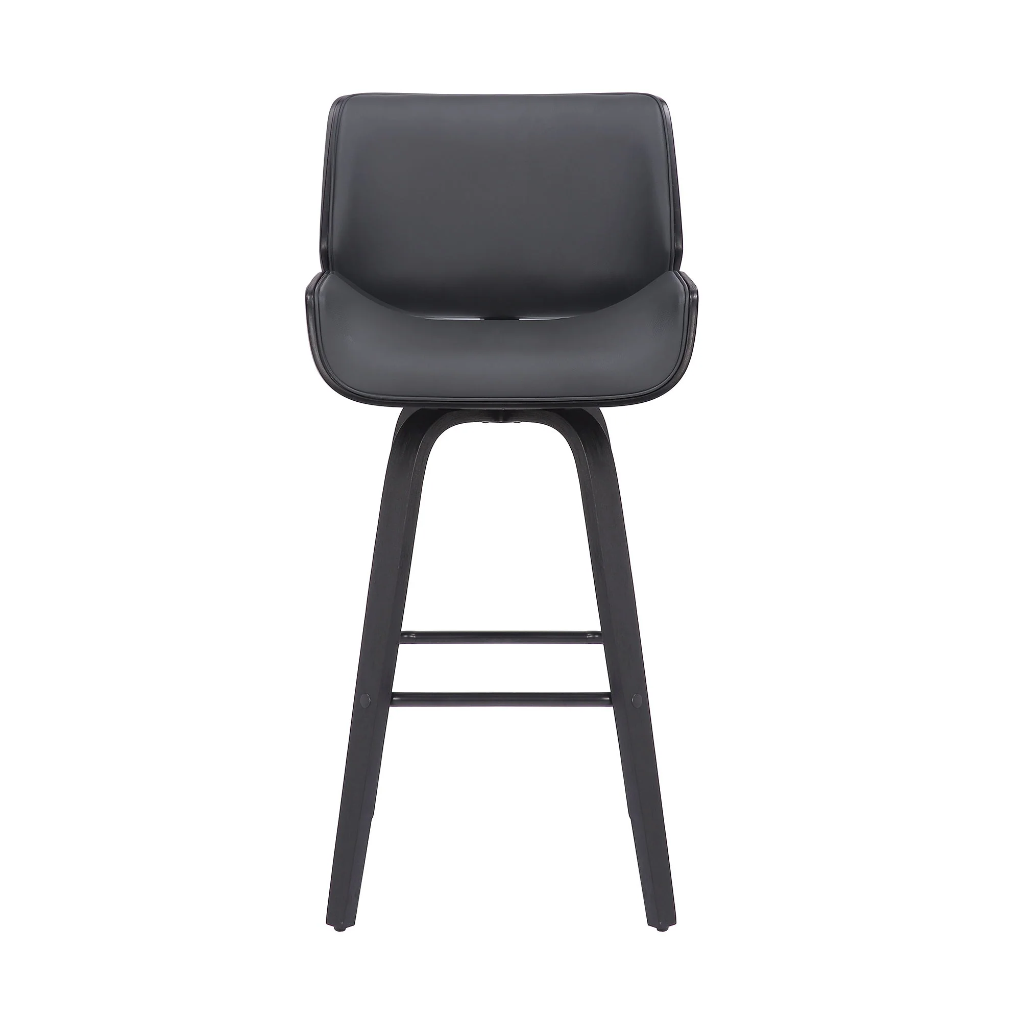 Tyler - 30" Bar Height Swivel Bar Stool With Black Frame - Image 12