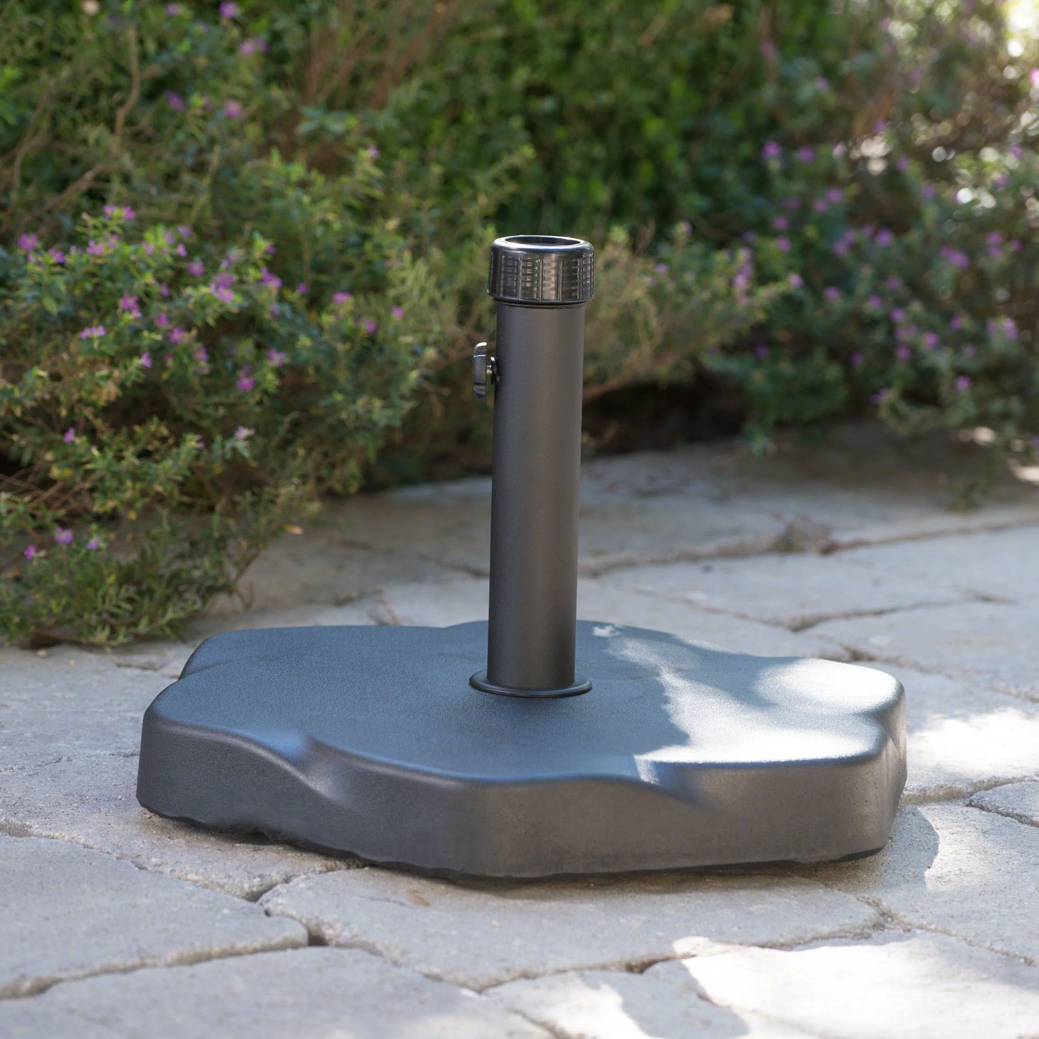 Umbrella Base With Hexagonal Shape - Black - Image 4