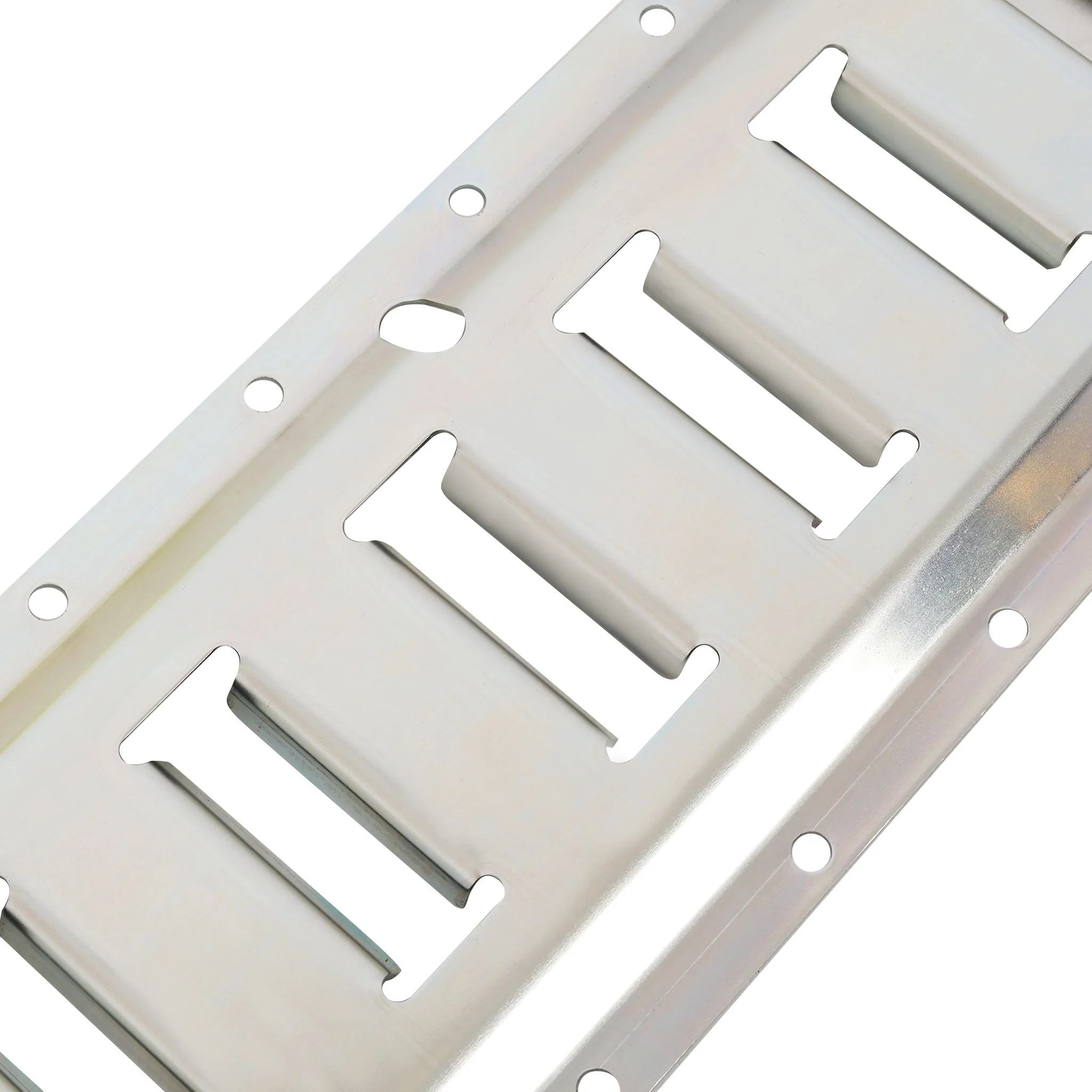 Universal E Track Tie-Down Rail Kit For Trucks, Vans, Garages - Silver - Image 2