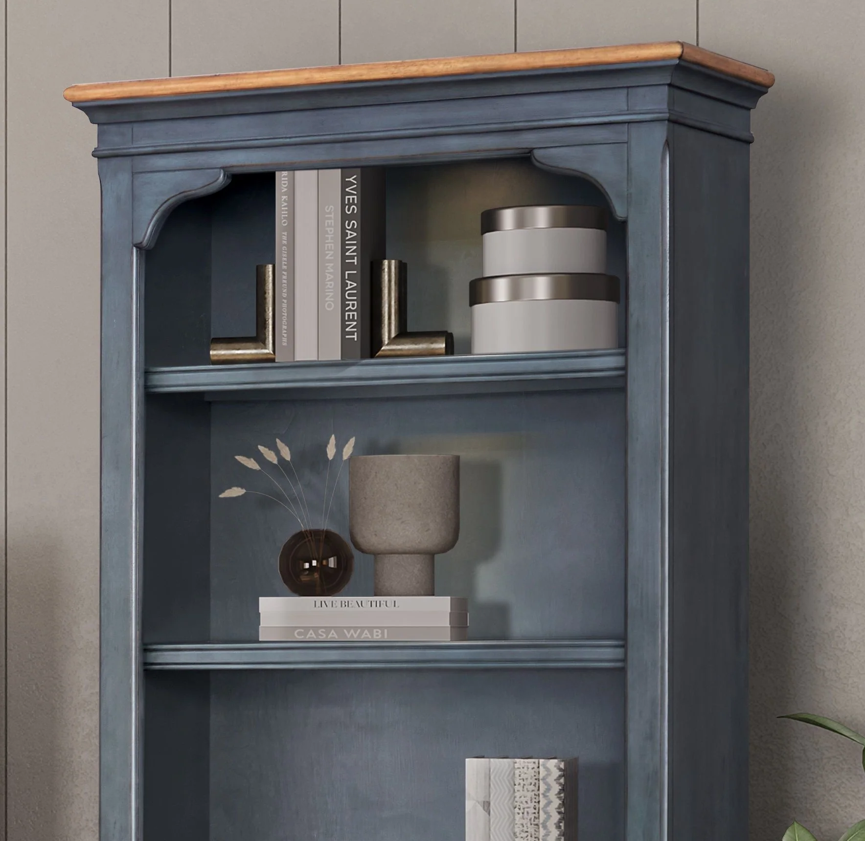 Universal Pier Bookcase - Blue - Image 4