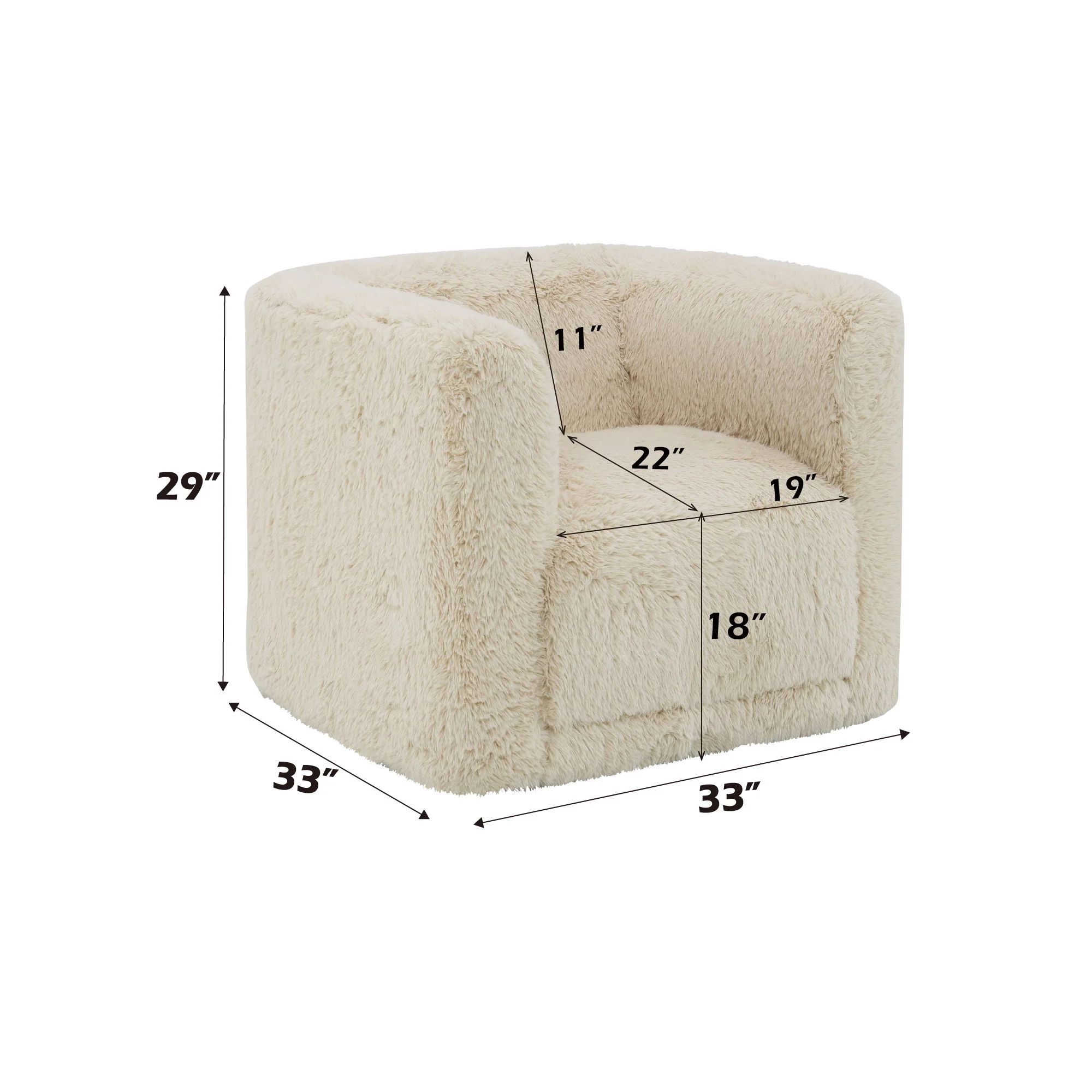Upendo - Chair With Swivel - Sand - Image 3
