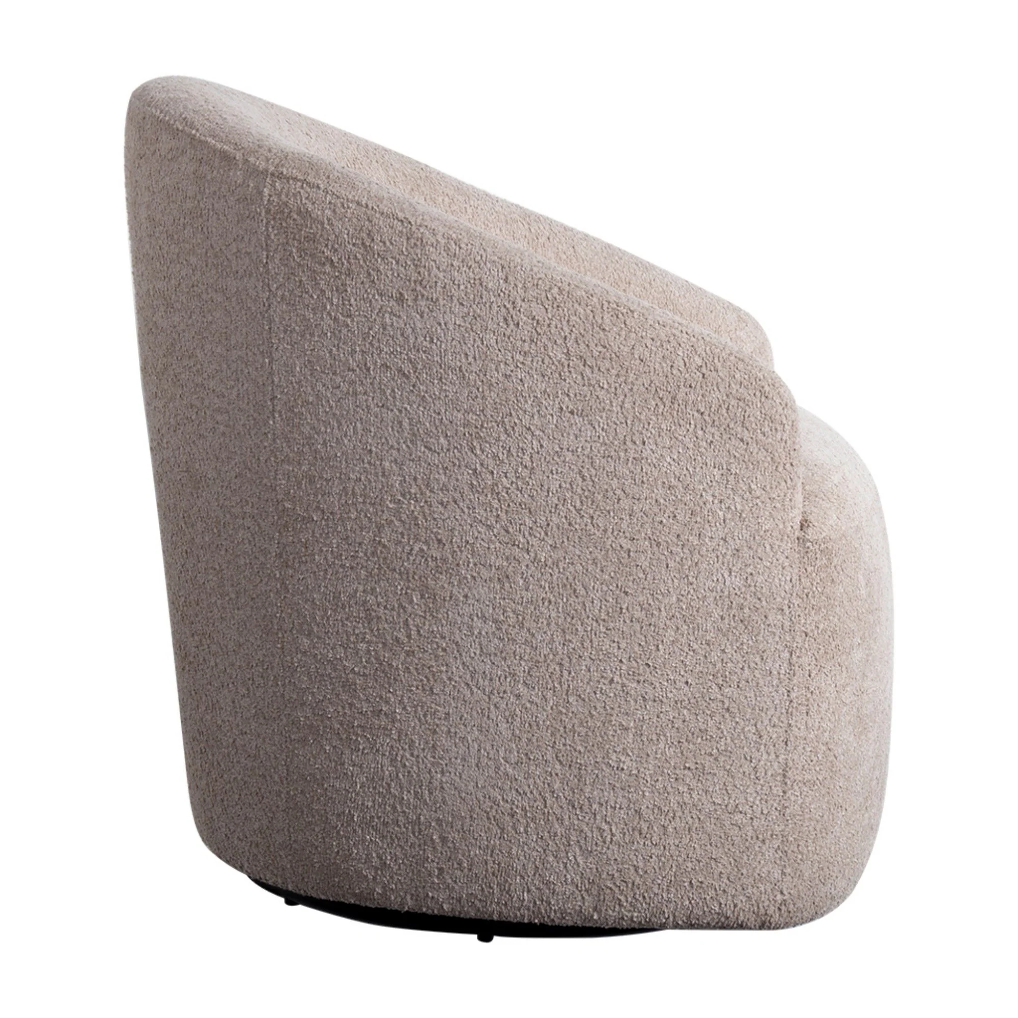 Upholstered 360 Degree Swivel Chair - Image 3