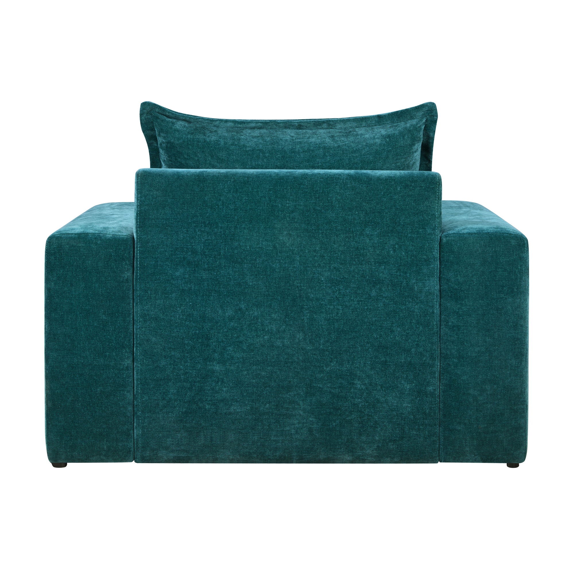 Upholstered Accent Chair With Wide Armrests And Ergonomic Back Support - Image 7