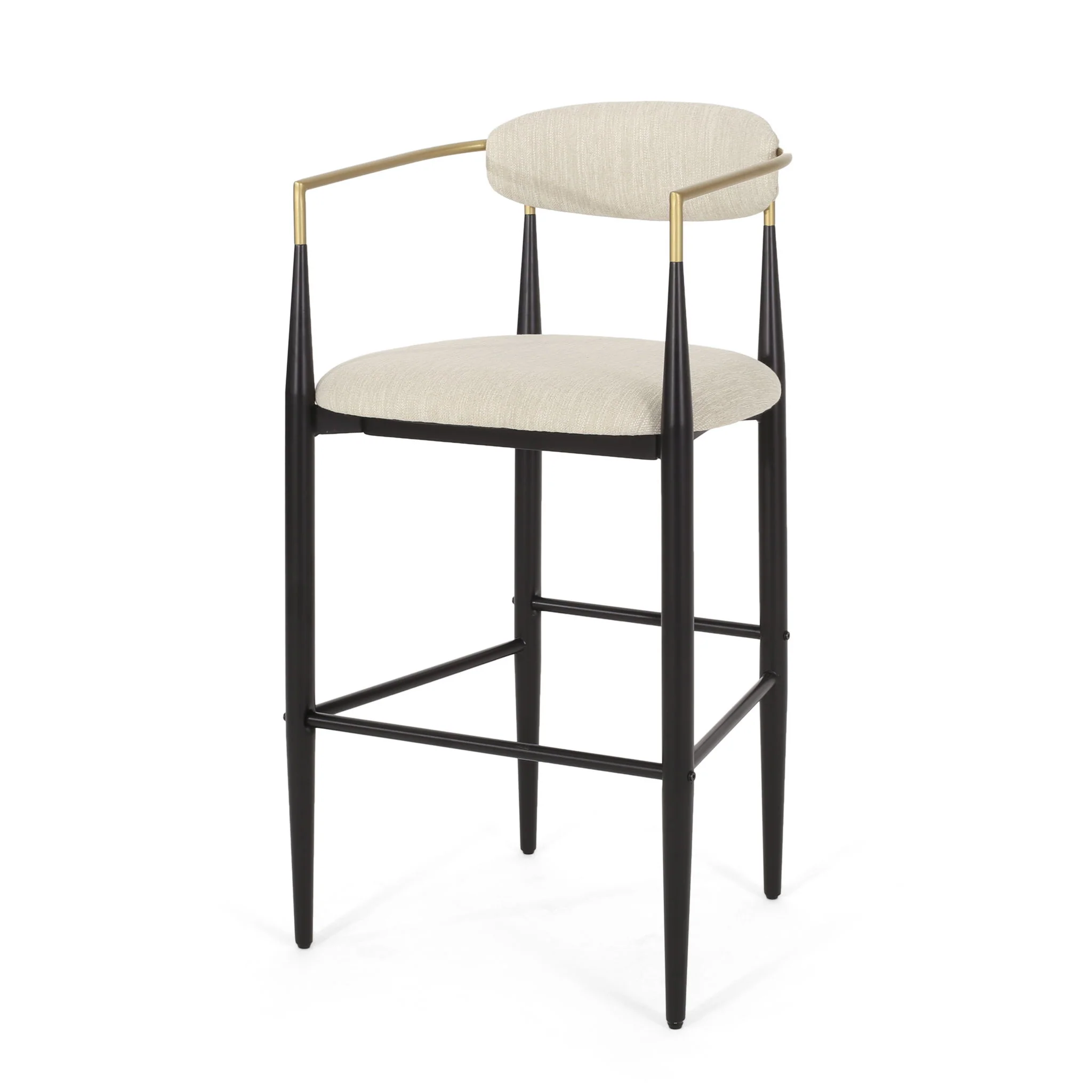 Upholstered Bar Stools With Backs For Kitchen Island (Set of 2) - Image 13