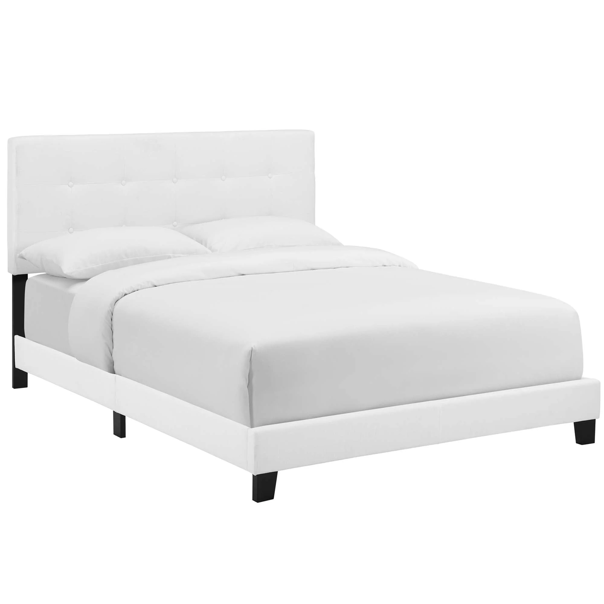 Upholstered Bed with Button Tufted Headboard - Image 36
