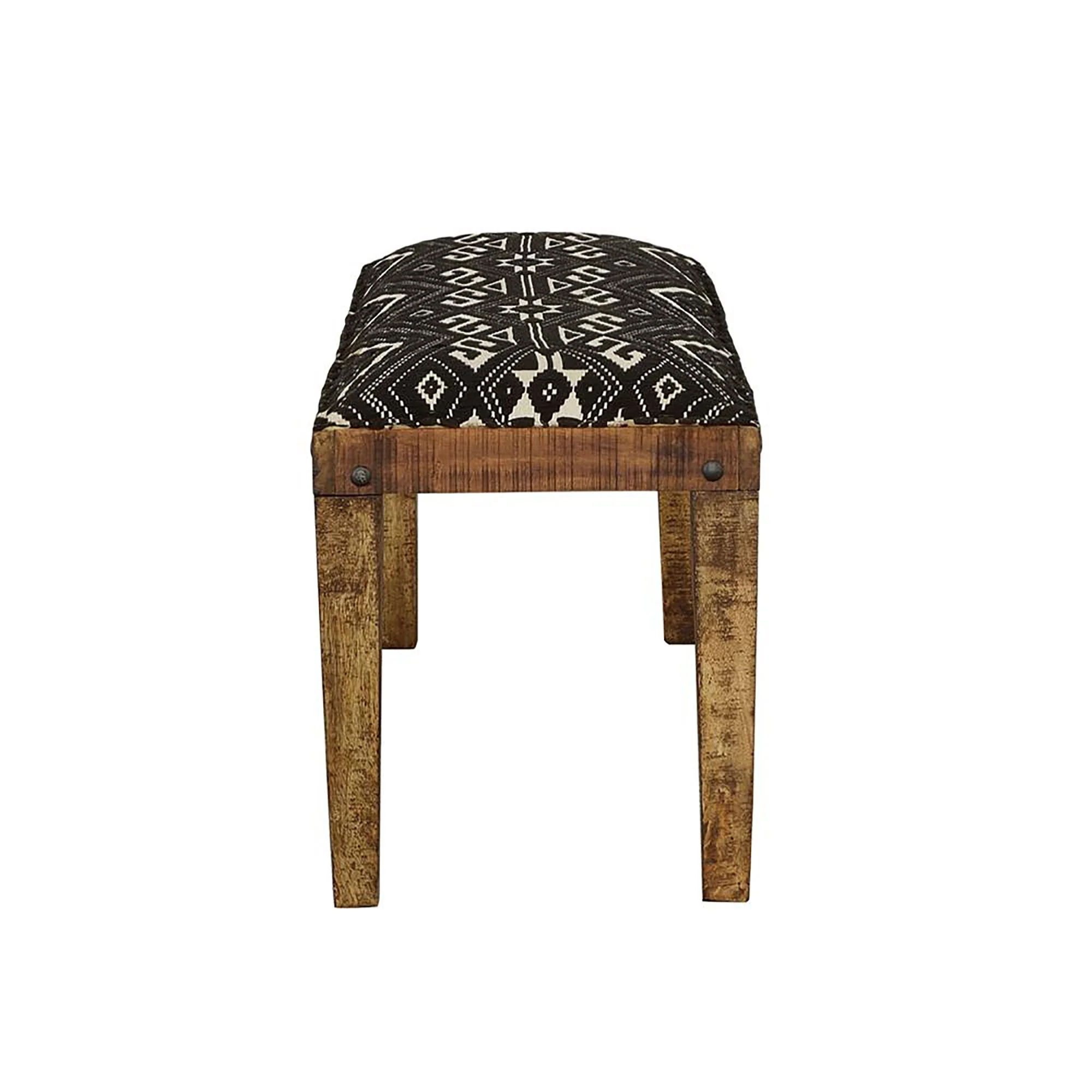 Upholstered Bench - Black - Image 2