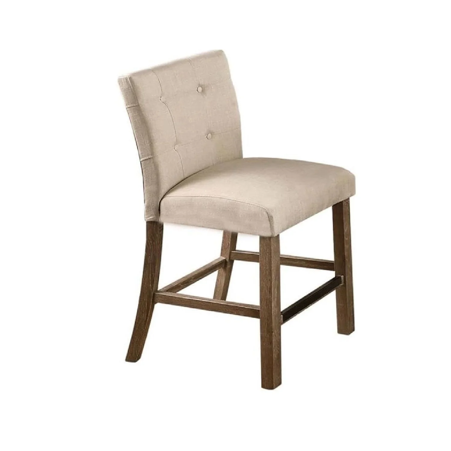 Upholstered Counter Dining Chair (Set of 2) - Light Gray - Image 2