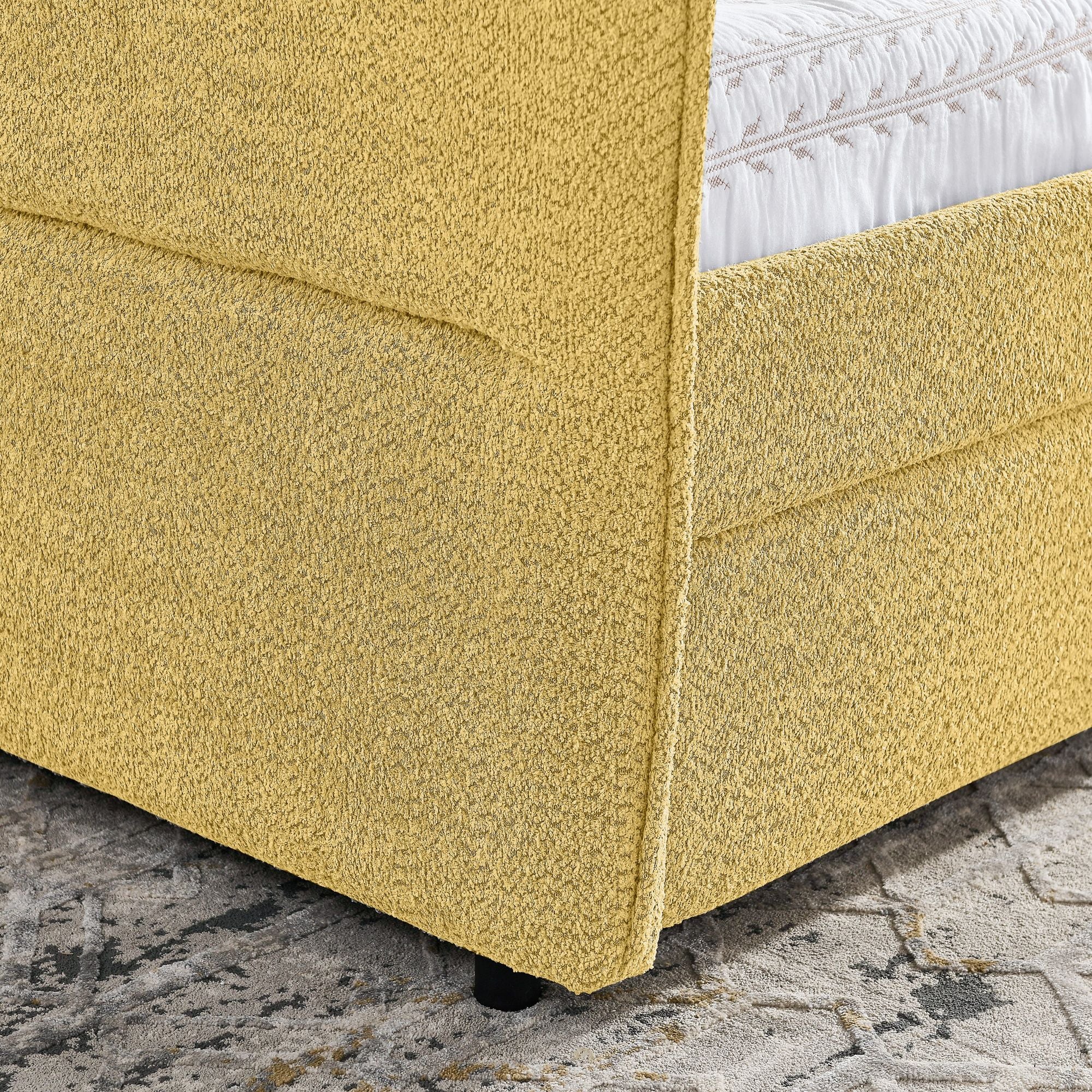 Upholstered Daybed & 2 Drawers - Image 9