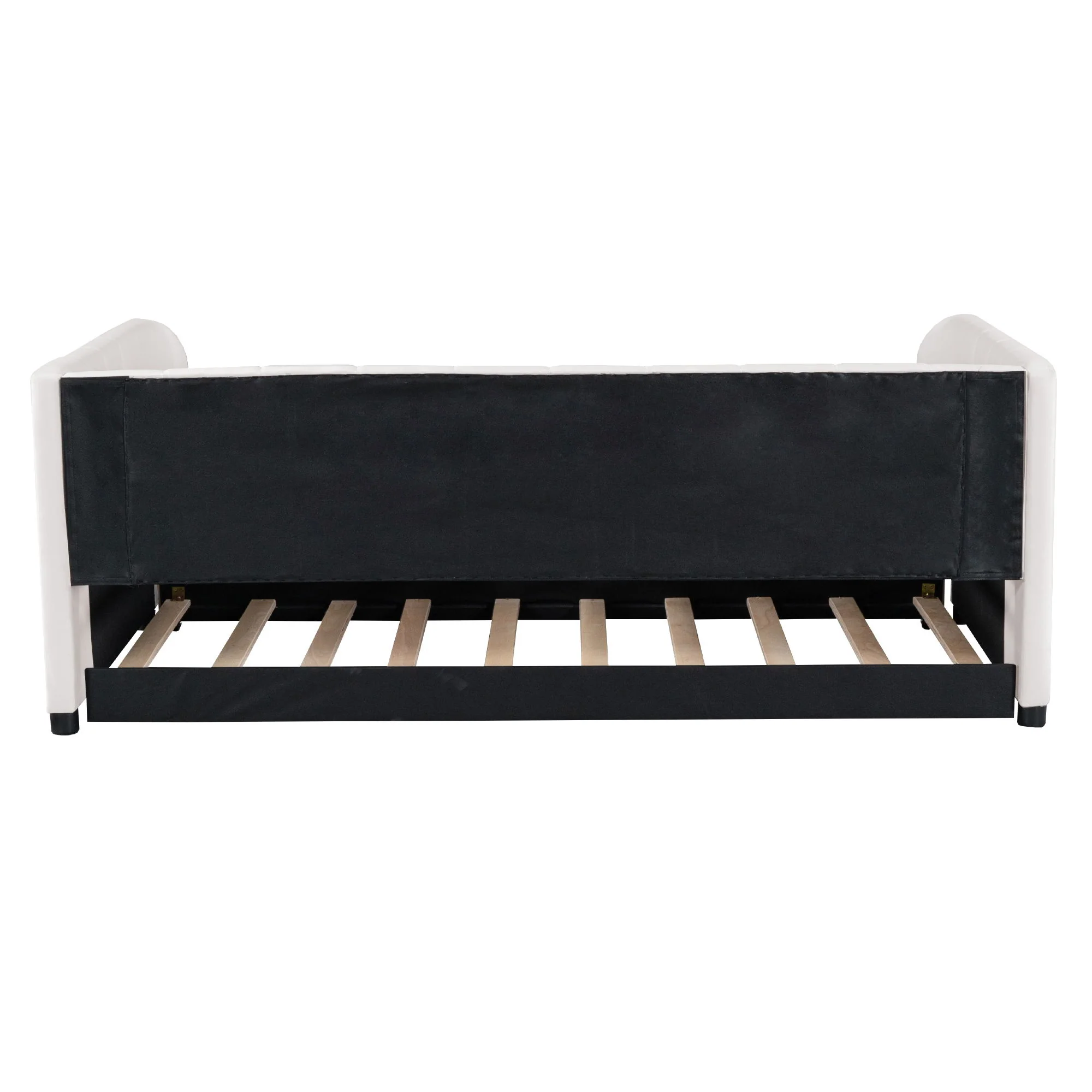 Upholstered Daybed With Ergonomic Design Backrest - Image 8