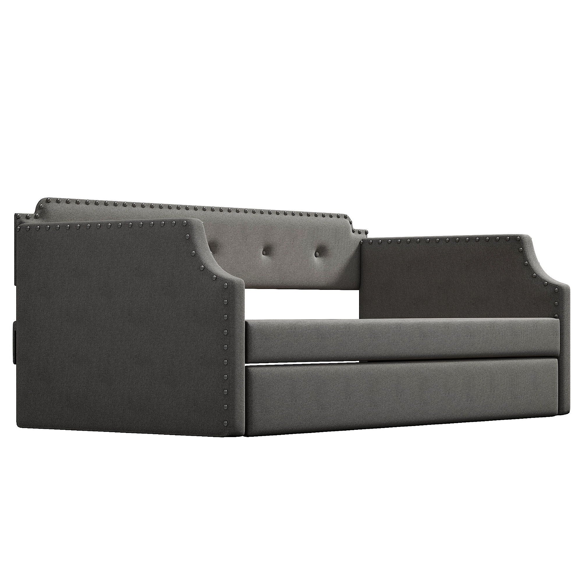 Upholstered Daybed With Trundle - Image 16
