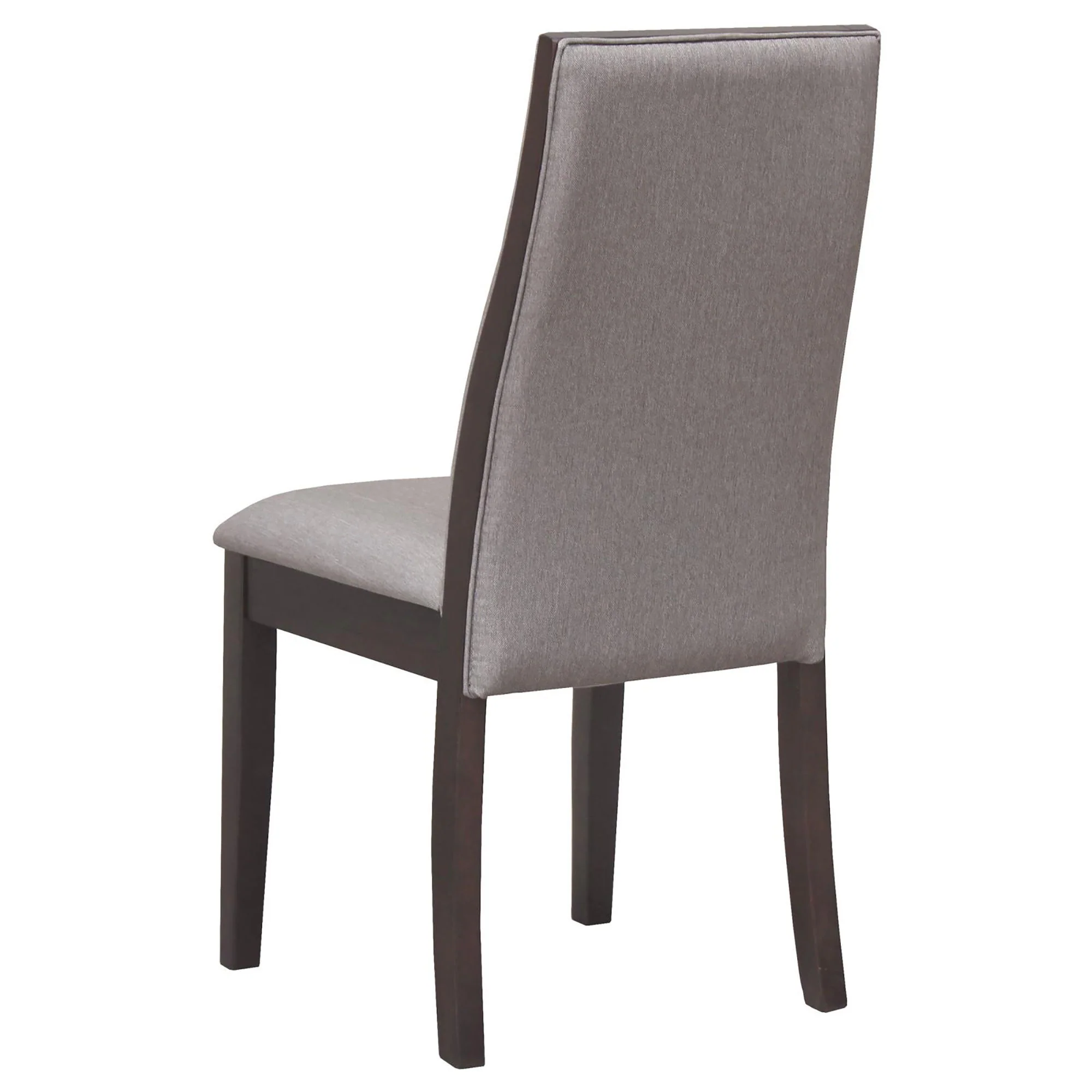 Upholstered Dining Chair (Set of 2) - Taupe / Brown - Image 6