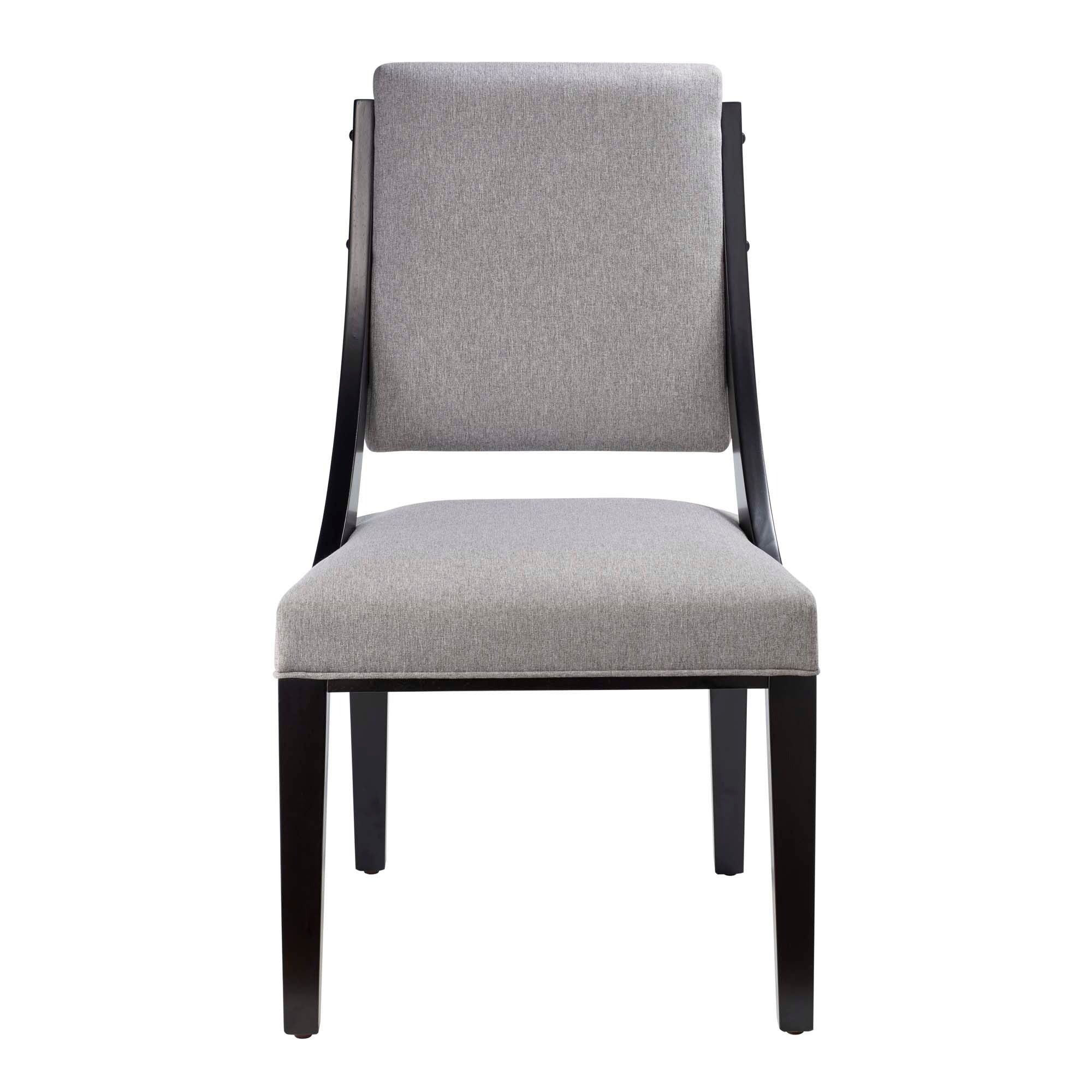 Upholstered Fabric Dining Chairs Set of 2 with Solid Wood Frame - Image 14