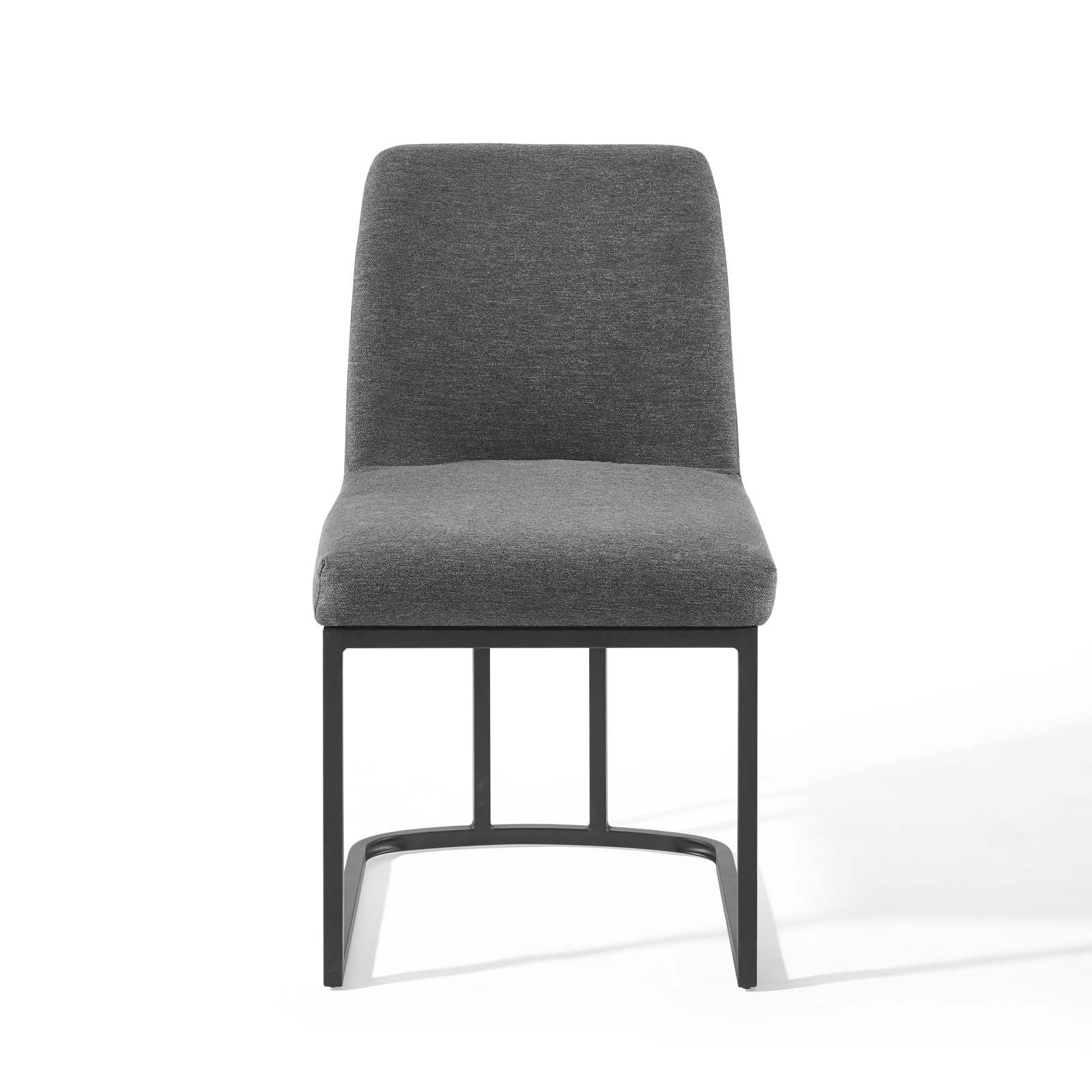 Upholstered Fabric Sled Base Dining Side Chair - Image 10