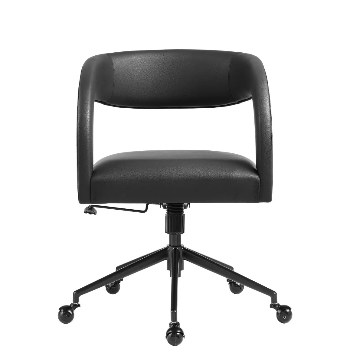 Upholstered Office Chair – Barrel Back Design | Modern Desk Seating, Ergonomic Accent - Image 37