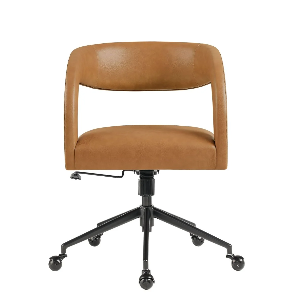 Upholstered Office Chair – Barrel Back Design | Modern Desk Seating, Ergonomic Accent - Image 47