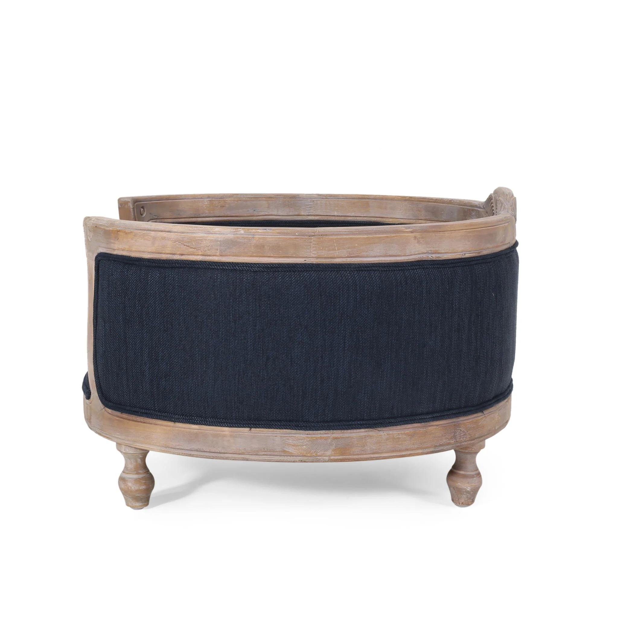Upholstered Pet Bed, Fabric Dog Bed - Image 4
