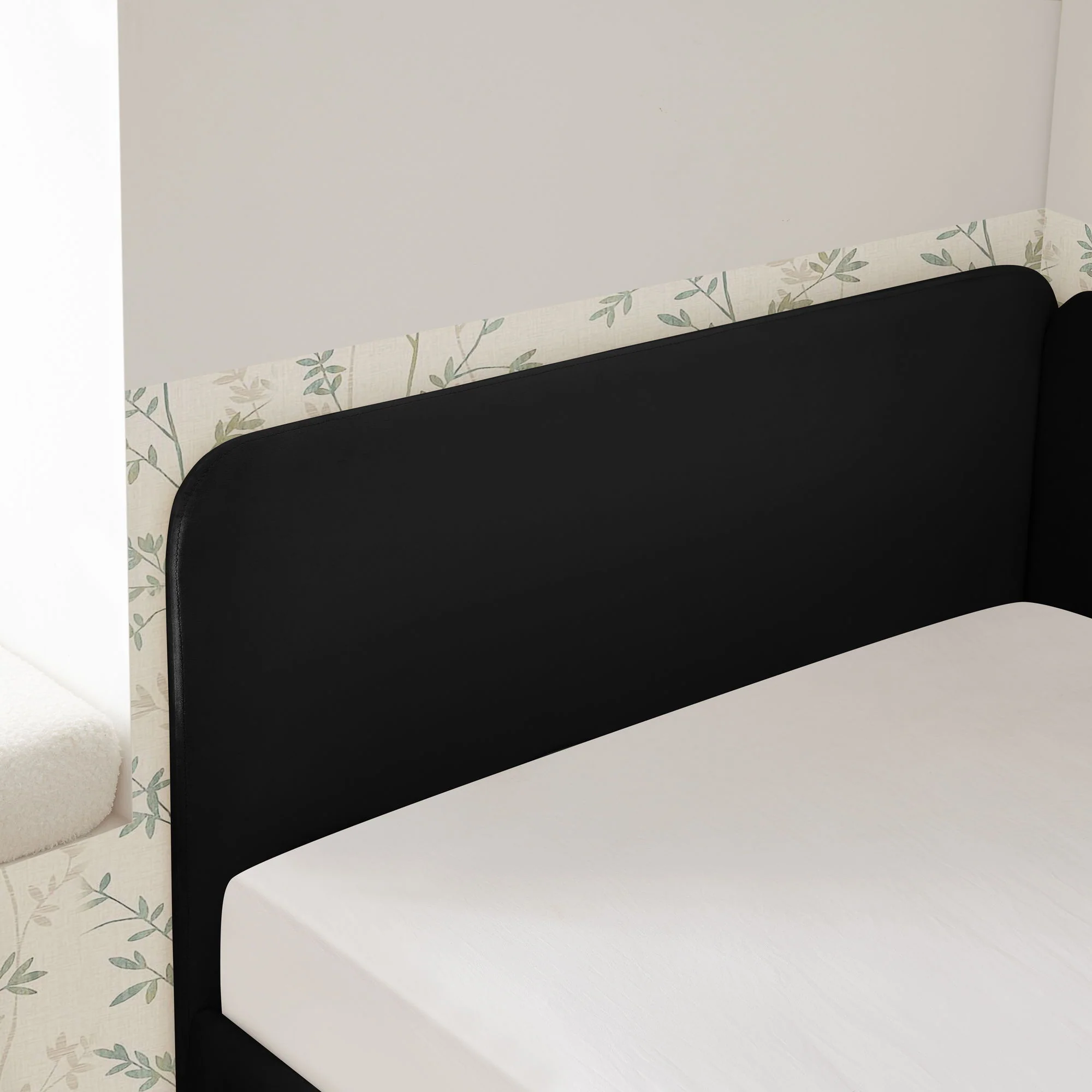 Upholstered Platform Bed Frame With 2 Storage Drawers And Adjustable Sofa Bed - Image 12