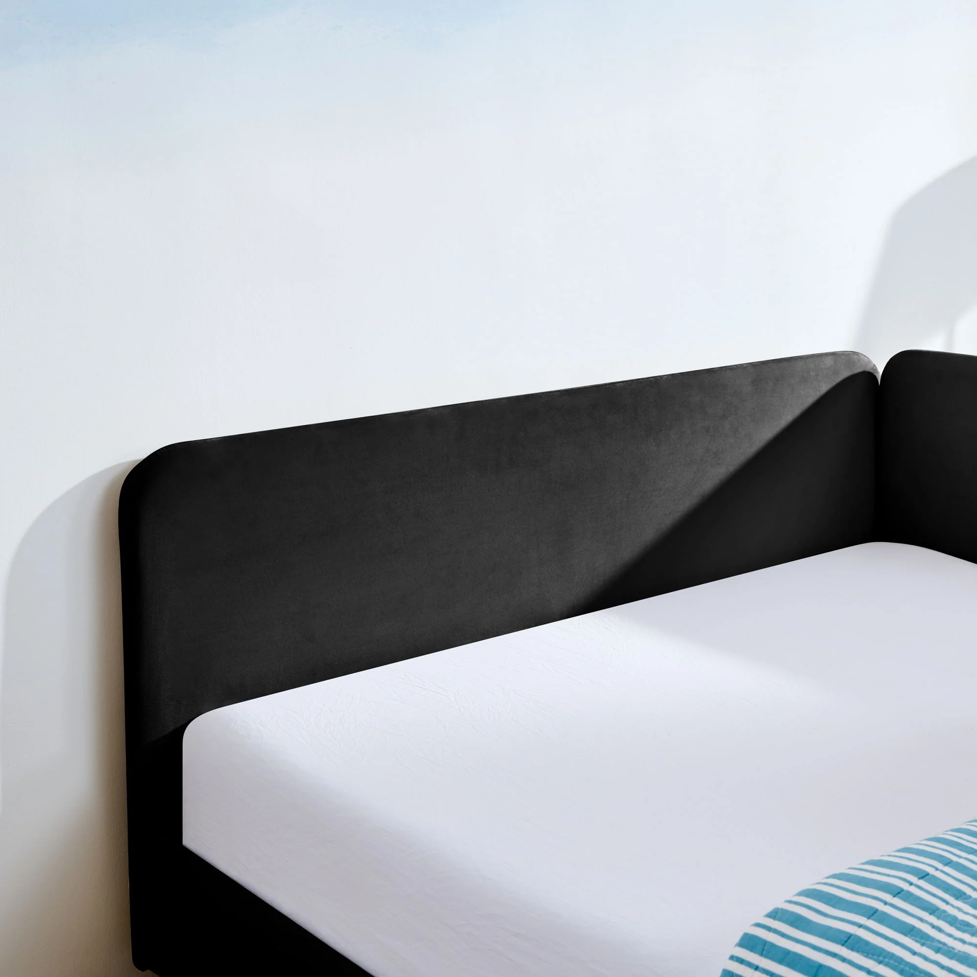 Upholstered Platform Bed Frame With 2 Storage Drawers And Adjustable Sofa Bed - Image 14