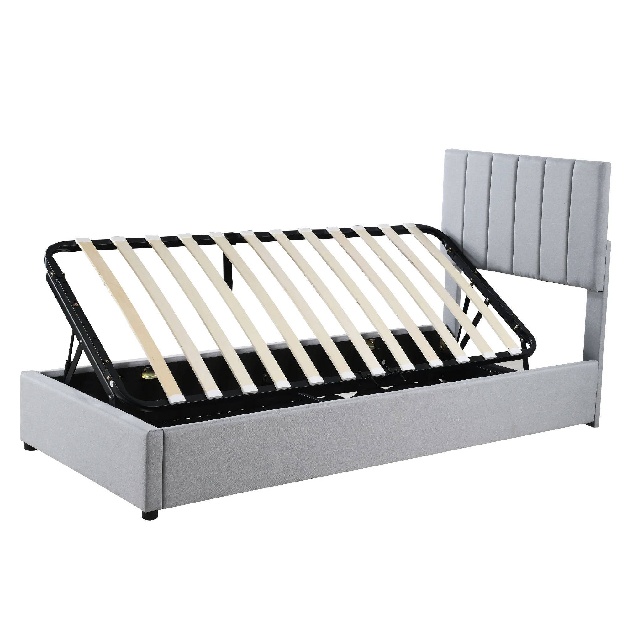 Upholstered Platform Bed With A Hydraulic Storage System - Image 15