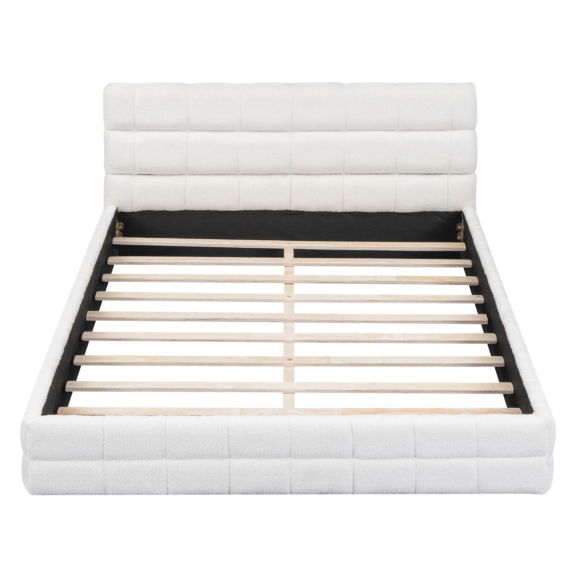 Upholstered Platform Bed With Headboard - Image 15