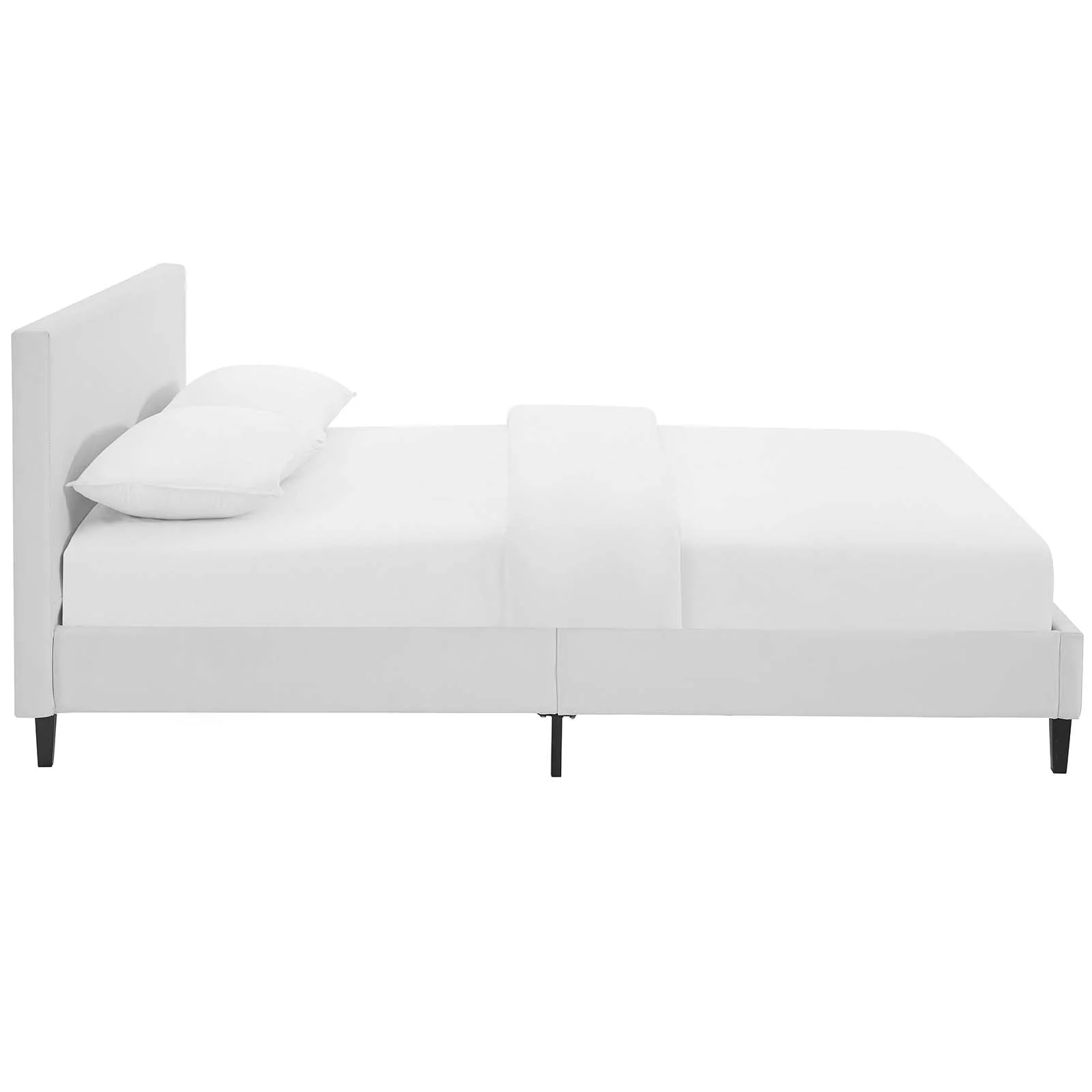 Upholstered Platform Bed with Slatted Support System - Image 60