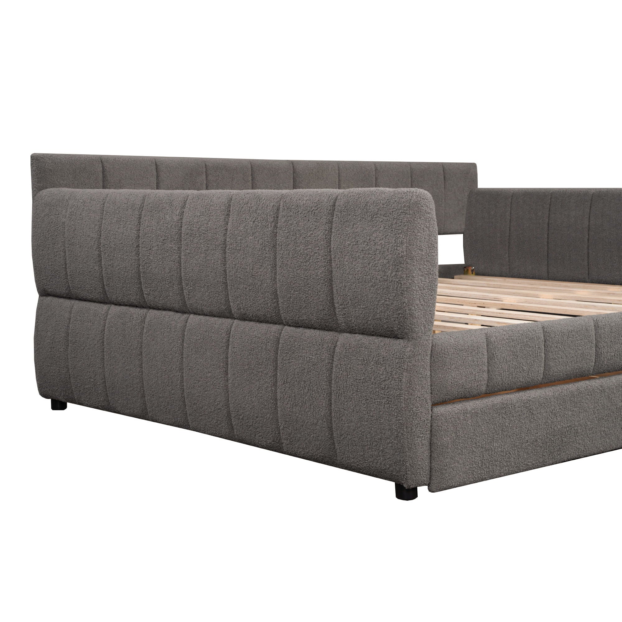 Upholstered Platform Bed With USB Charging - Image 7
