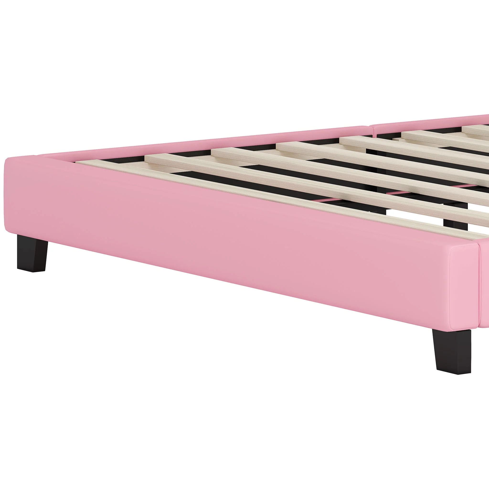 Upholstered Princess Platform Bed With Crown Headboard - Image 13