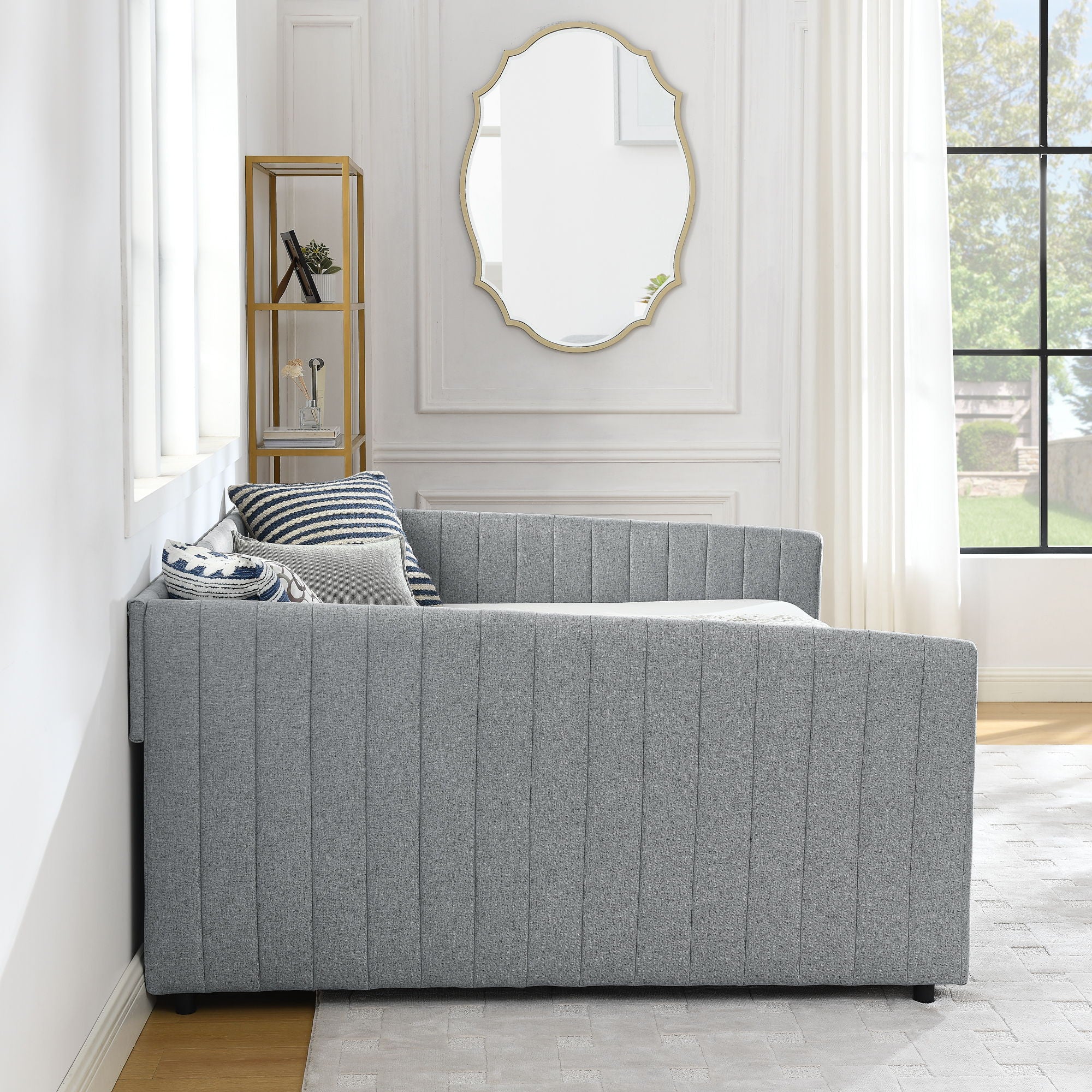 Upholstered Queen Daybed With 2 Drawers - Image 18