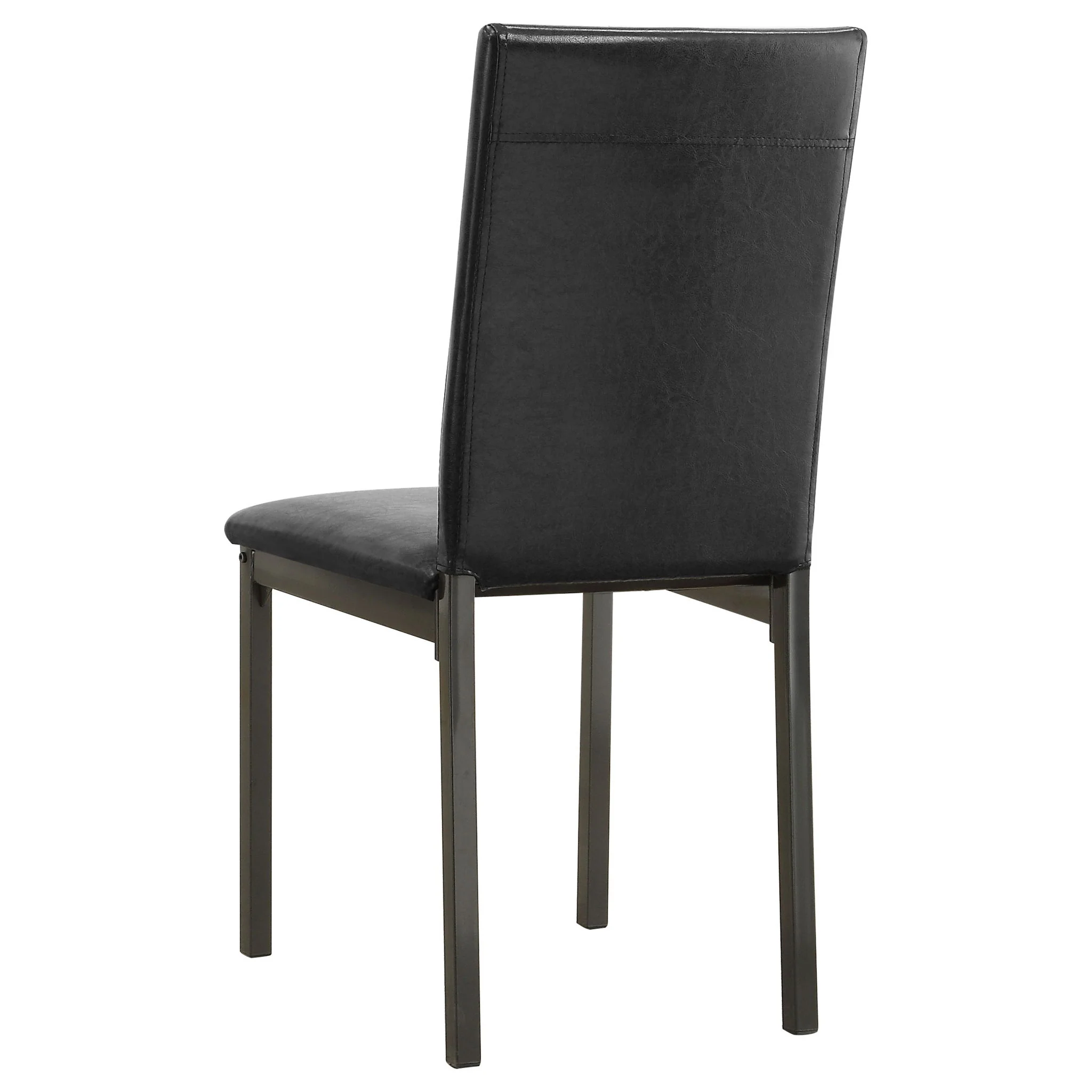 Upholstered Side Chair (Set of 2) - Black - Image 3
