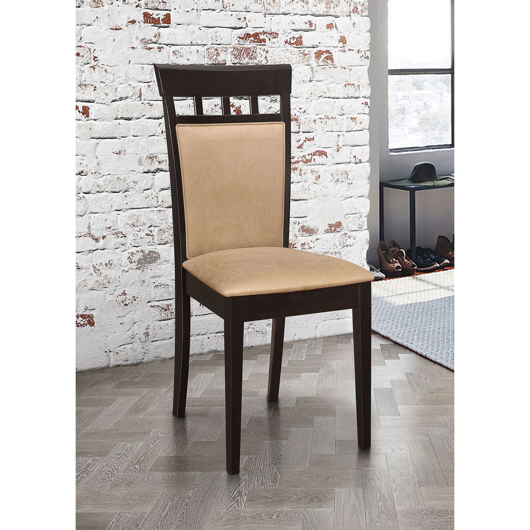 Upholstered Side Chairs (Set of 2) - Beige - Image 5