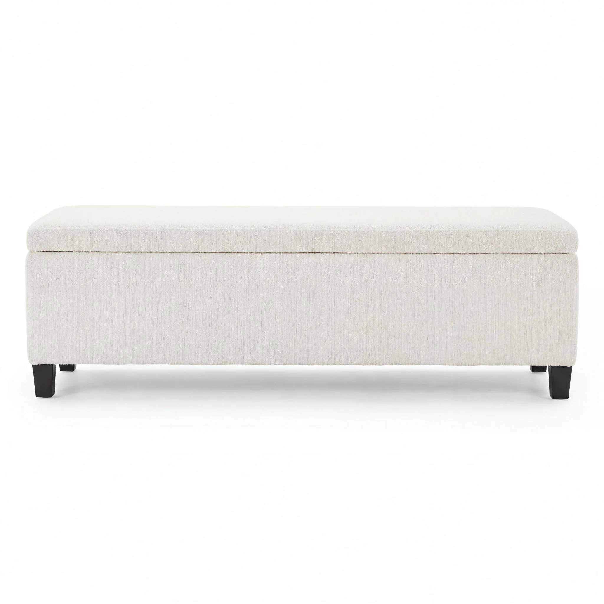 Upholstered Storage Ottoman Bench - Image 4