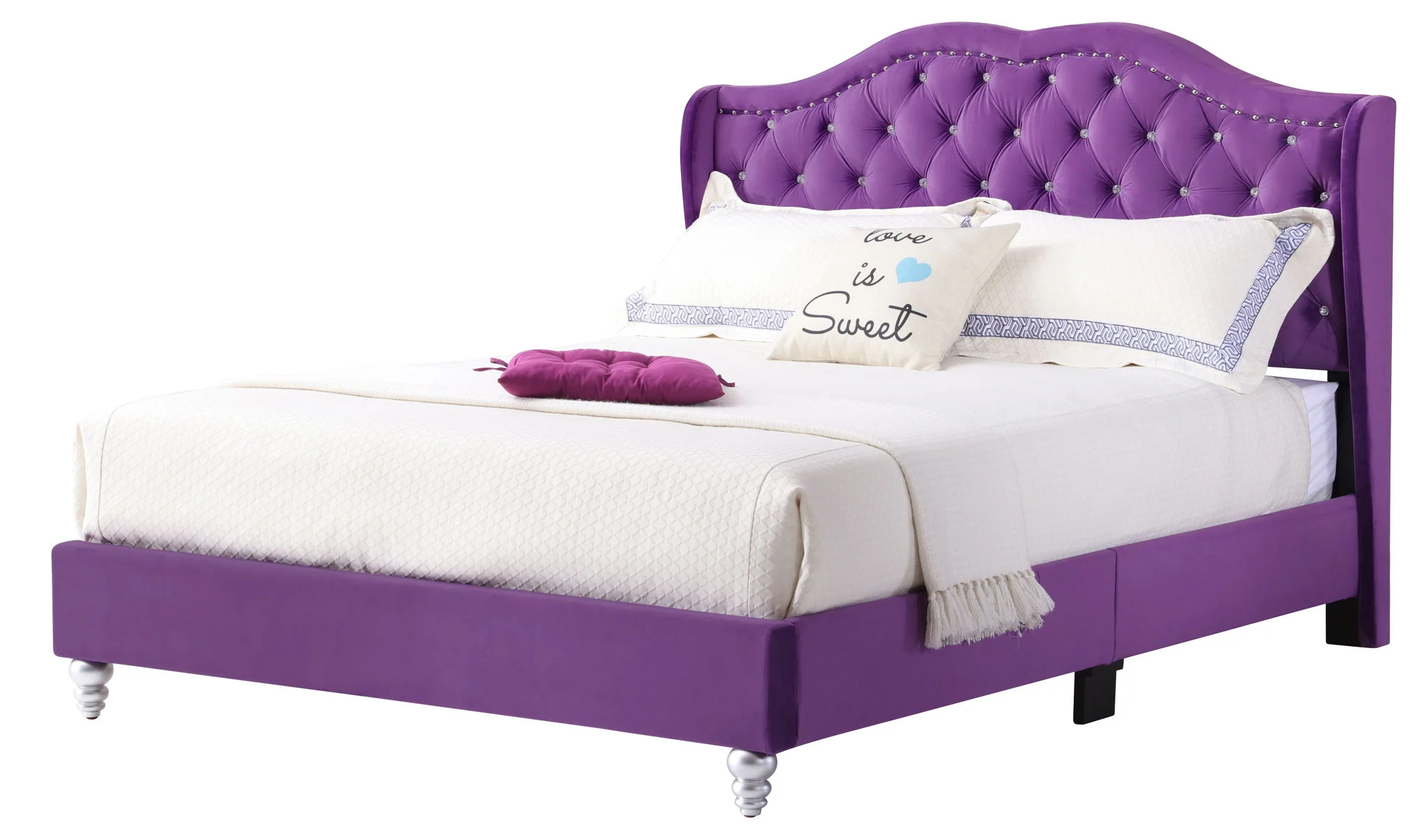 Upholstered Bed Transitional - Image 36
