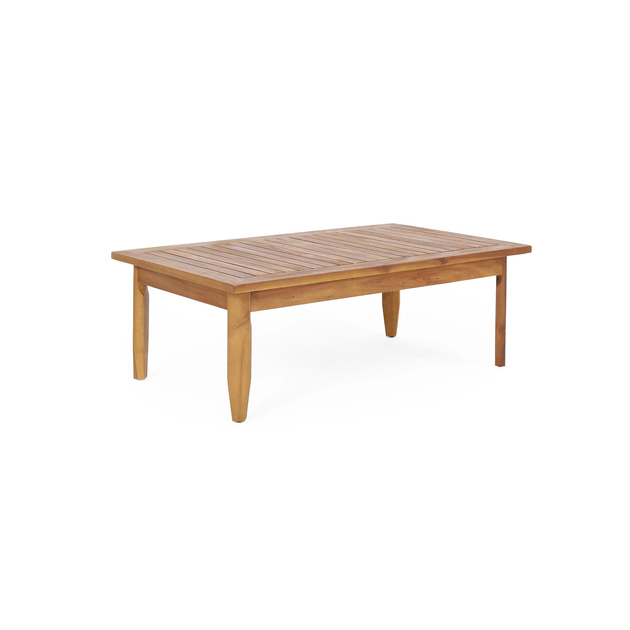 Urbanek - Acacia Wood Outdoor Conversation Set - Teak - Image 5