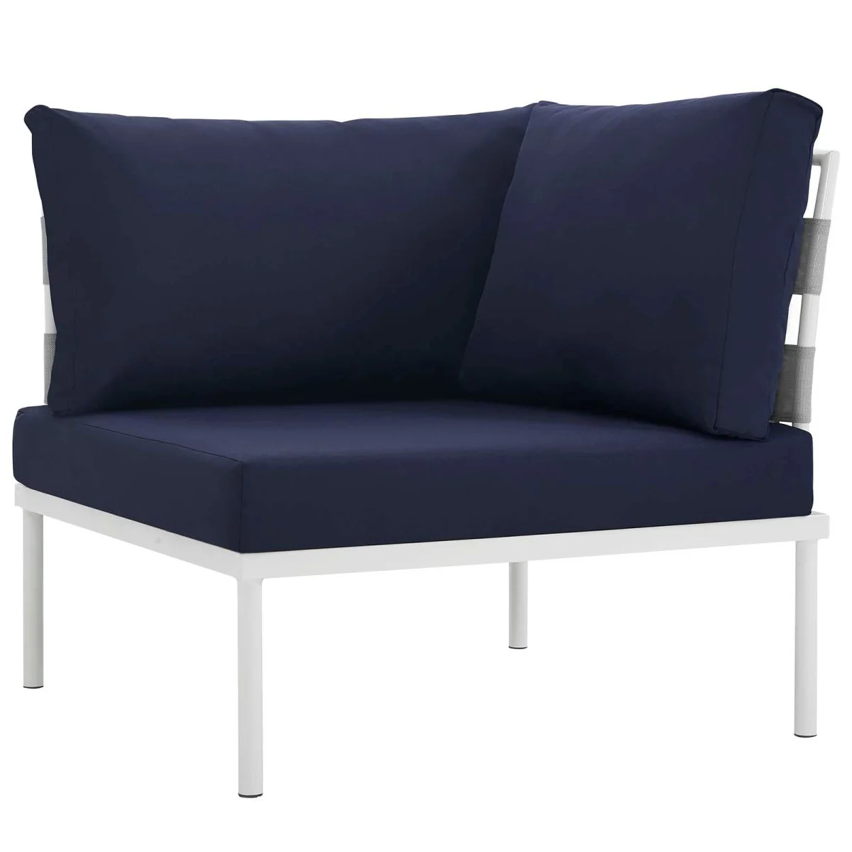 8-Piece Outdoor Patio Aluminum Sectional Sofa Set - Image 18
