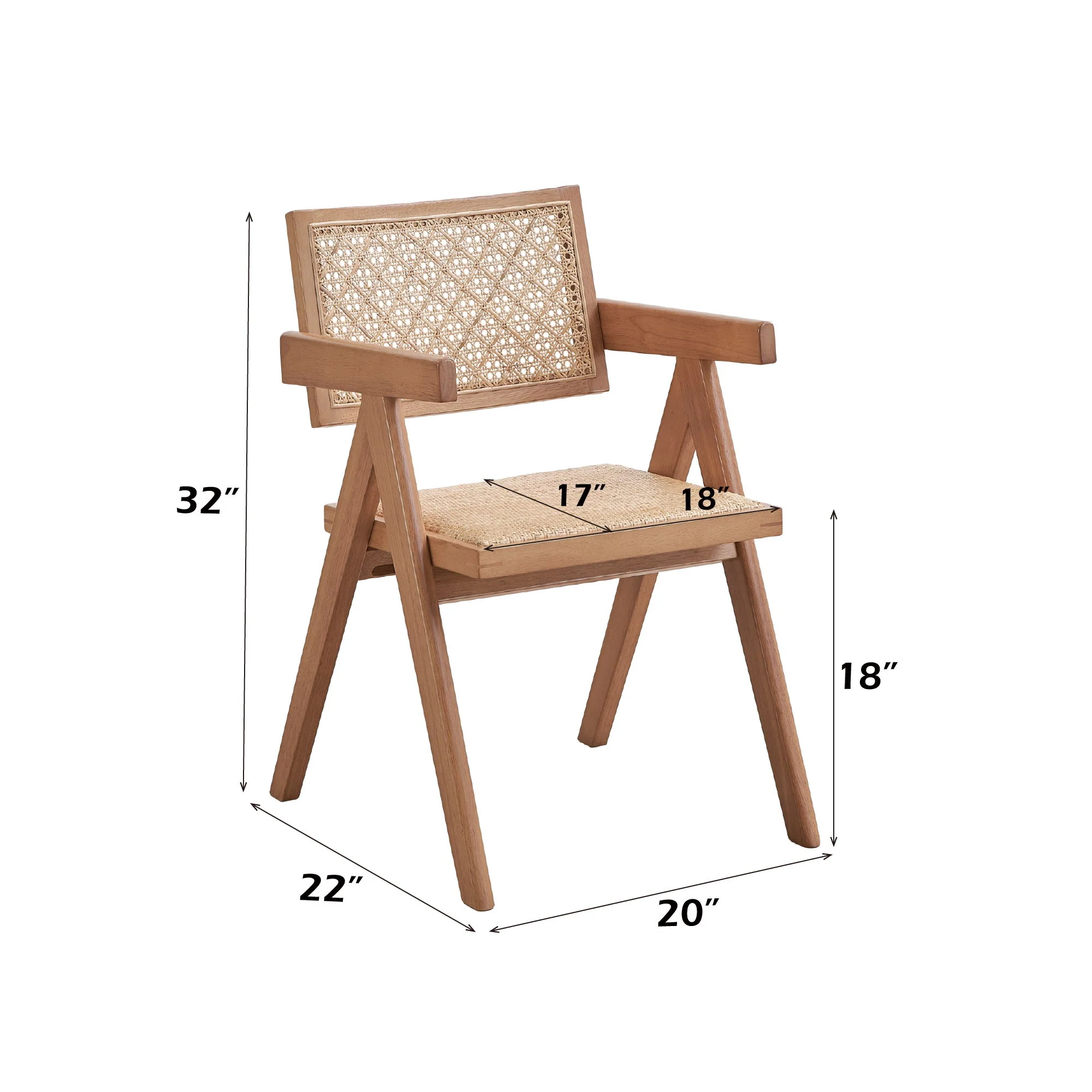 Valentina - 6 Piece Patio Furniture Set - Rattan / Natural - Image 3