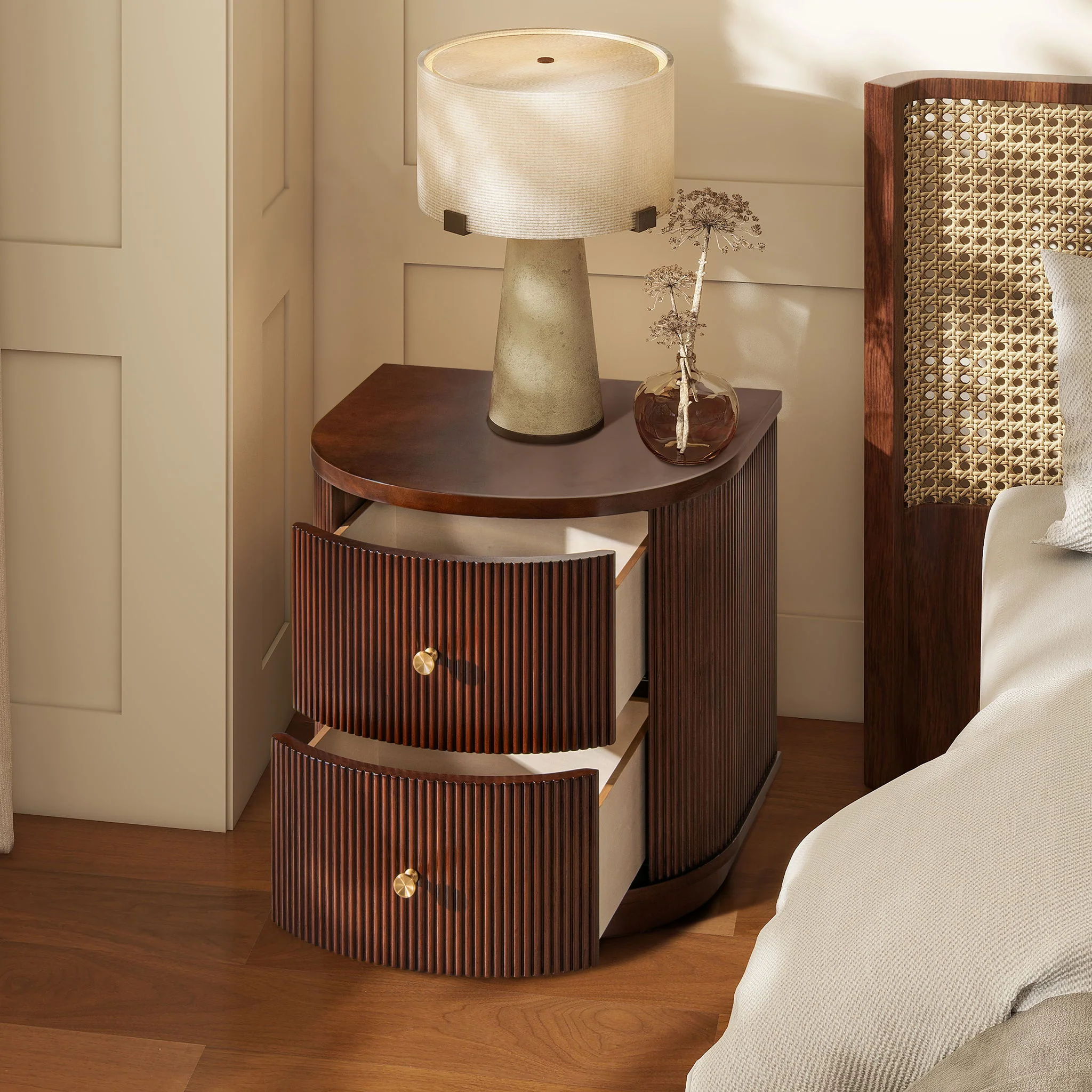 Valentine - 2 Drawer Storage Side Table - Image 8