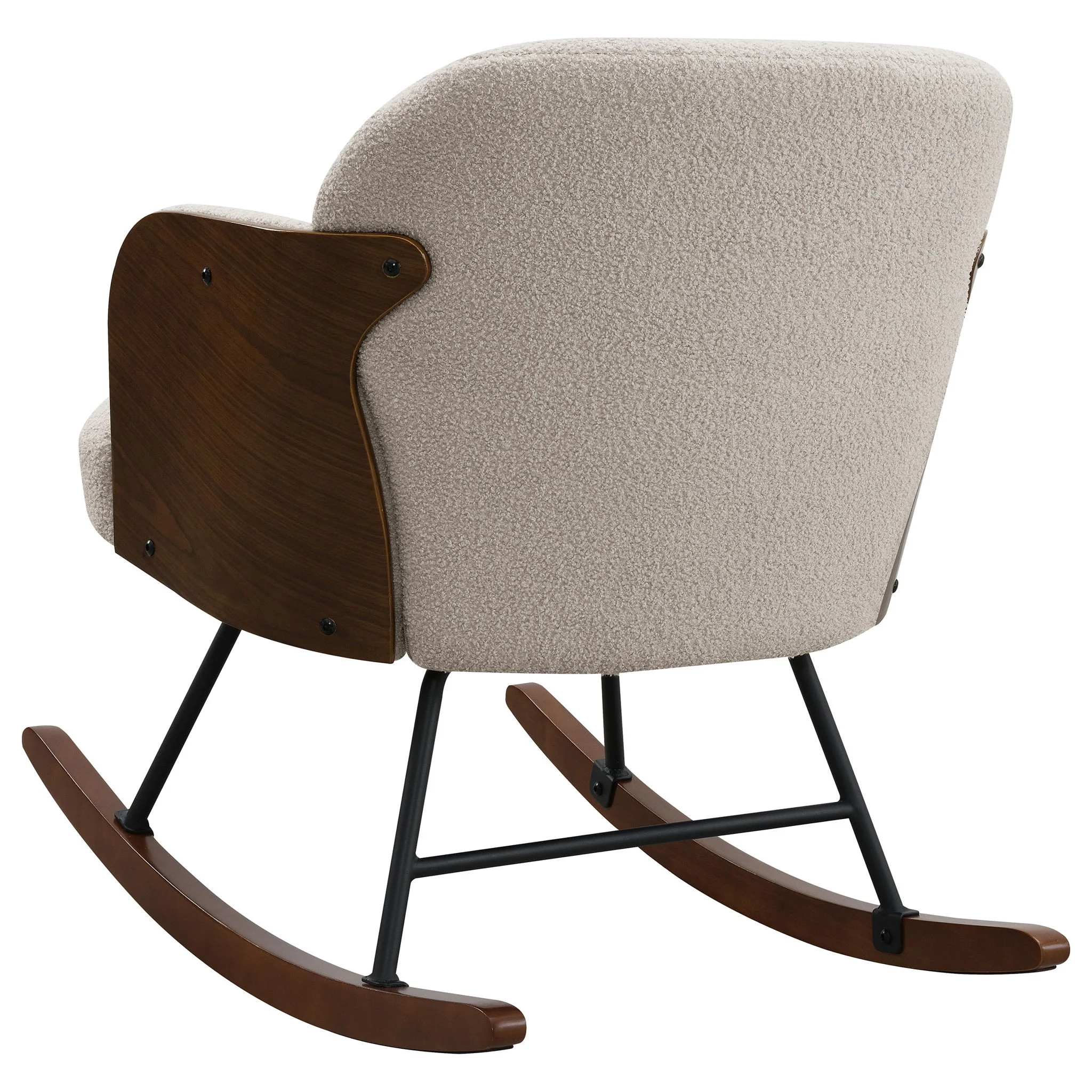 Valera - Upholstered Mid Back Rocking Chair - Image 9