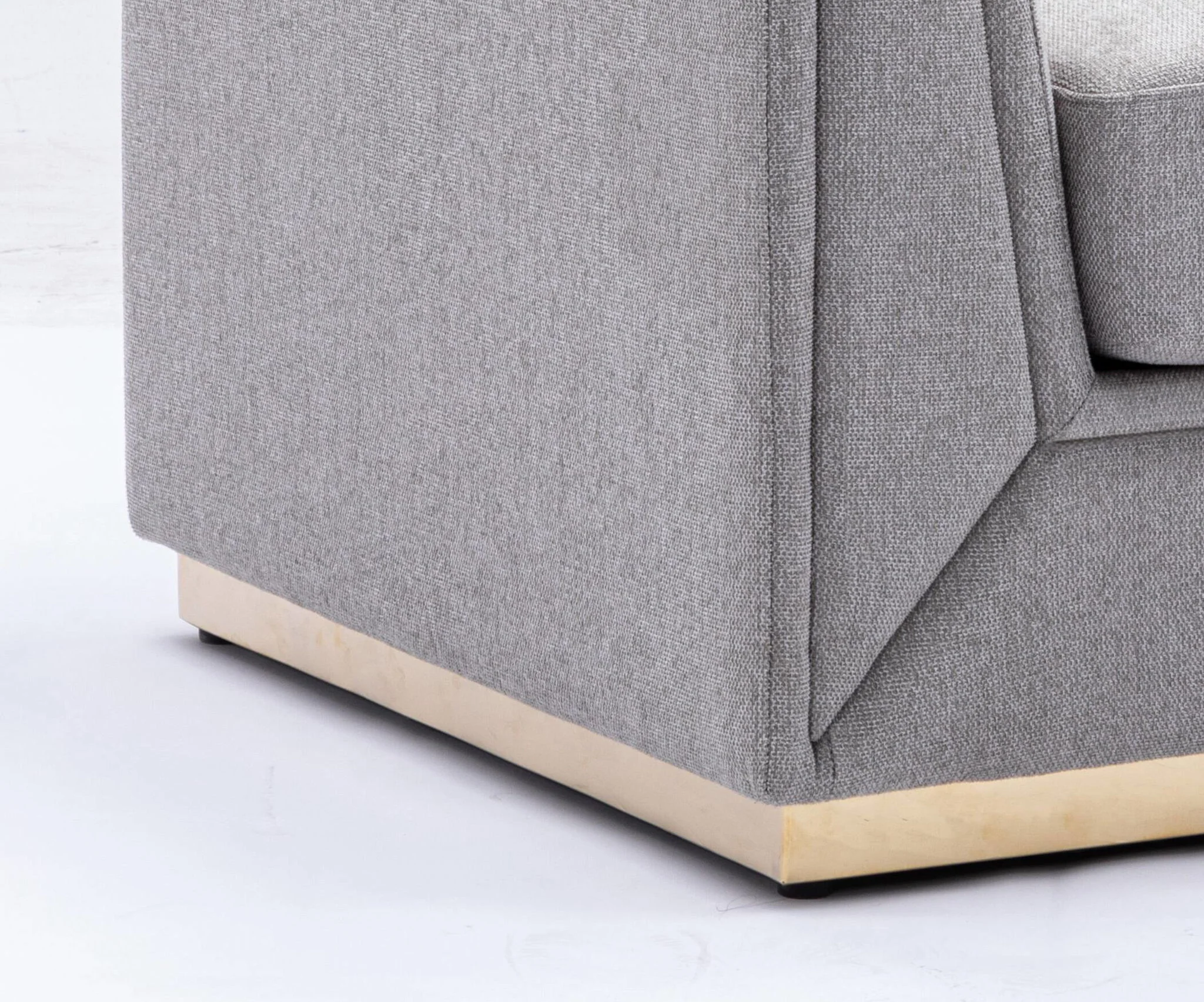 Valin - Linen Chair For Living Room - Gray - Image 6
