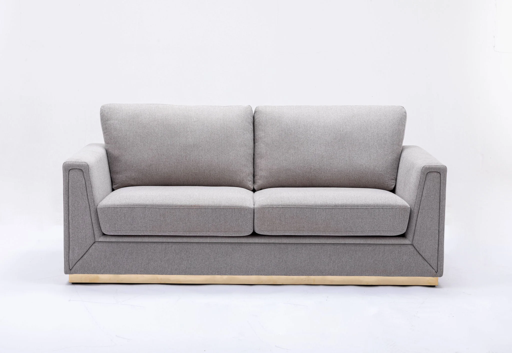 Valin - Linen Sofa For Living Room - Gray - Image 4