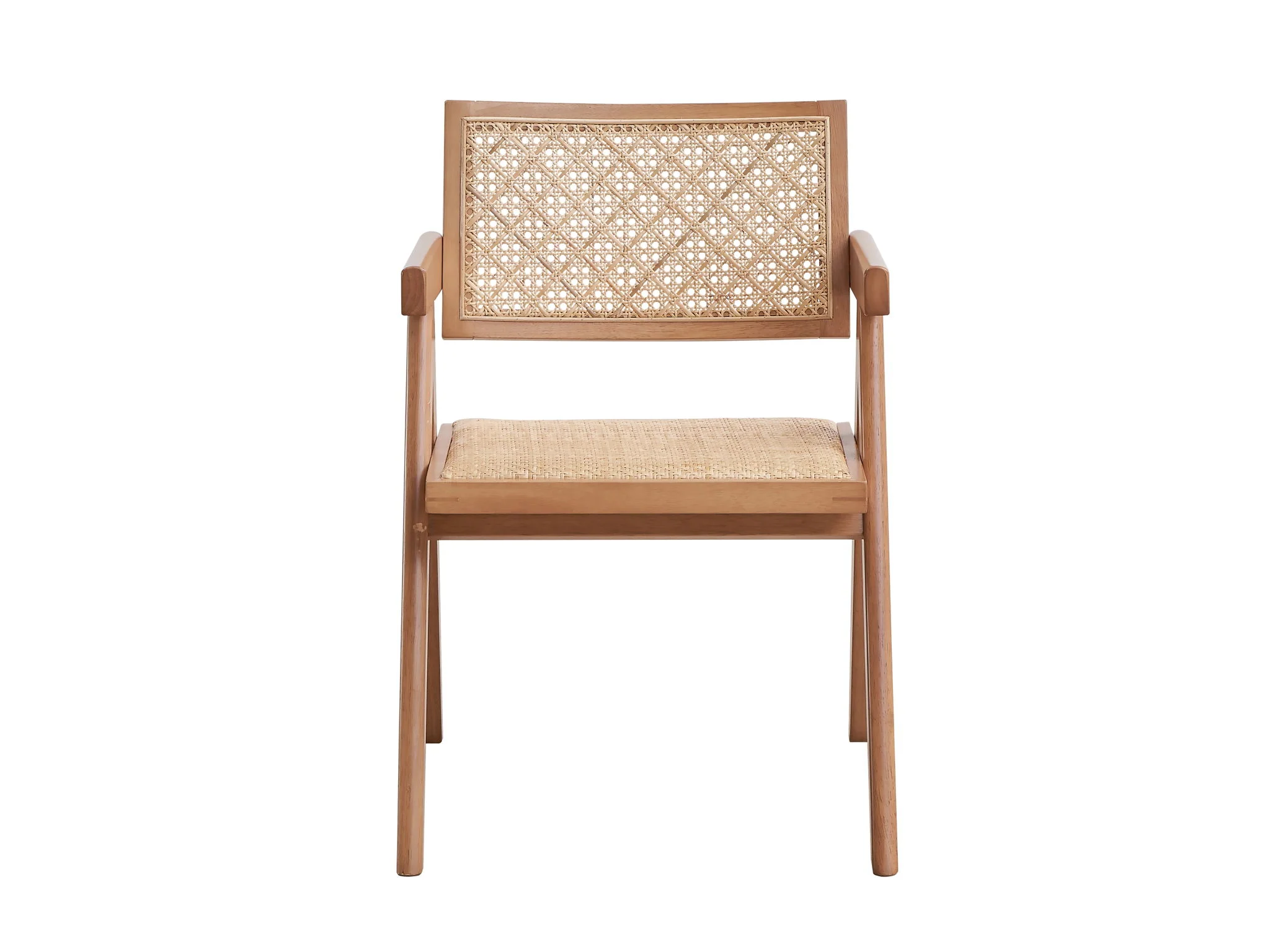 Velentina - Rattan Arm Chair (Set of 2) - Natural - Image 5